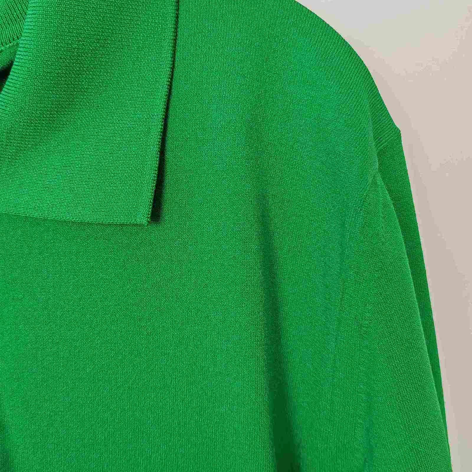 Bottega Veneta Bottega Veneta Green Long Sleeve Polo Size XS Size US XS / EU 42 / 0 - 8 Thumbnail