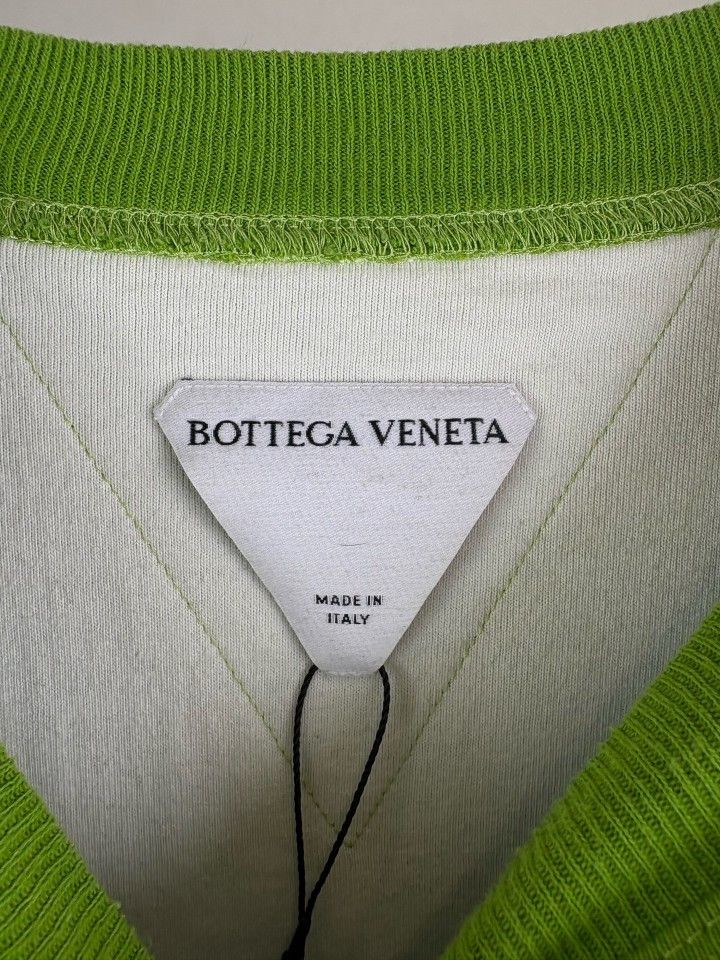Bottega Veneta Bottega Veneta Green Cotton T-Shirt Size XL Size US XL / EU 56 / 4 - 3 Thumbnail