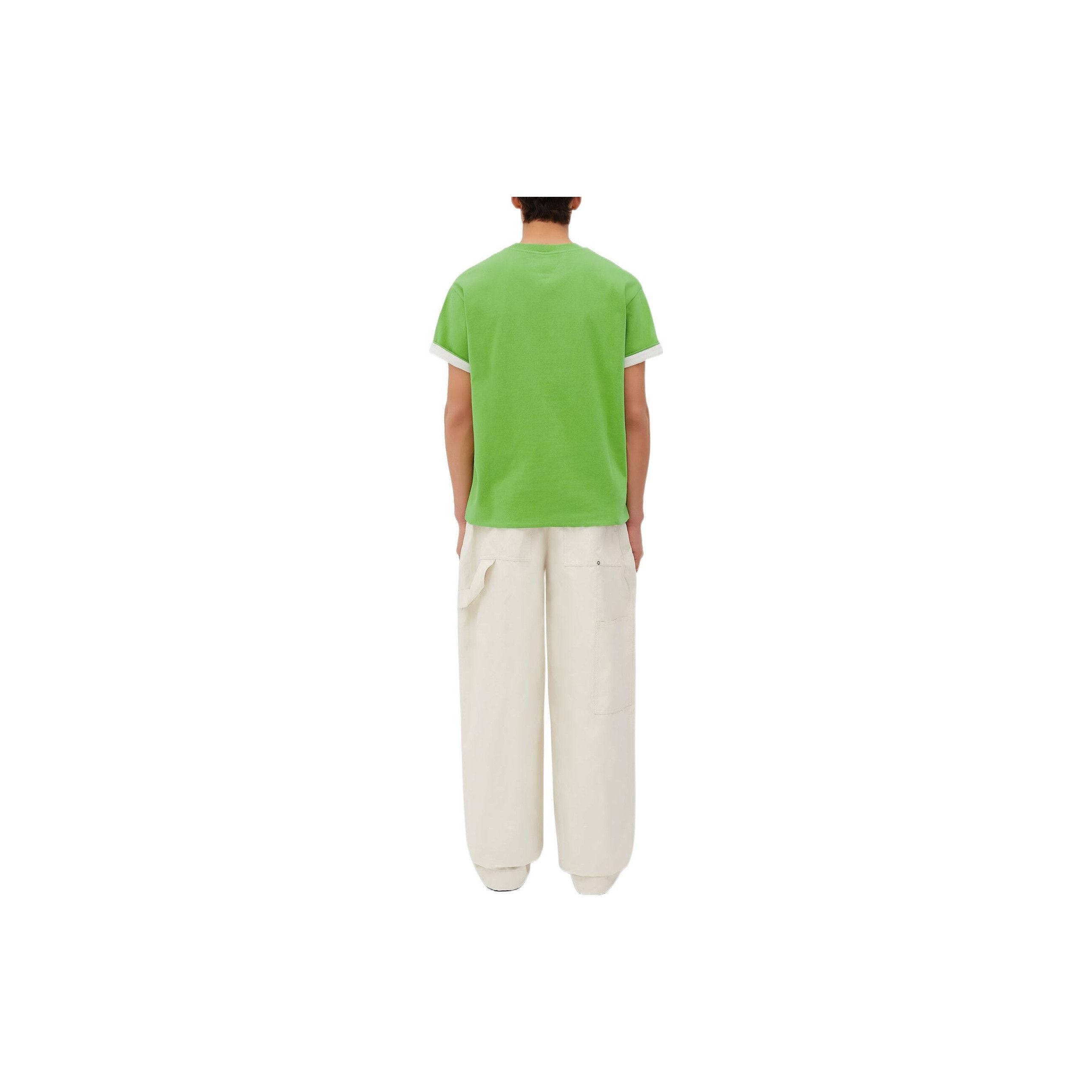 Bottega Veneta Bottega Veneta Green Cotton T-Shirt Size XL Size US XL / EU 56 / 4 - 7 Thumbnail