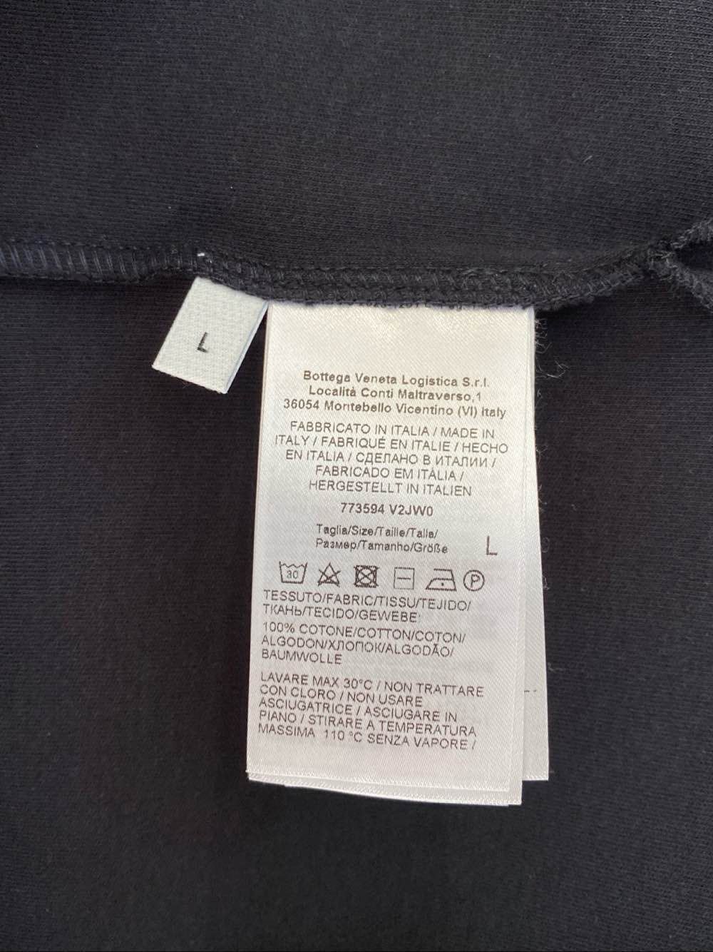 Bottega Veneta Bottega Veneta Navy Cotton Long Sleeve T-Shirt Size L Size US L / EU 52-54 / 3 - 4 Thumbnail