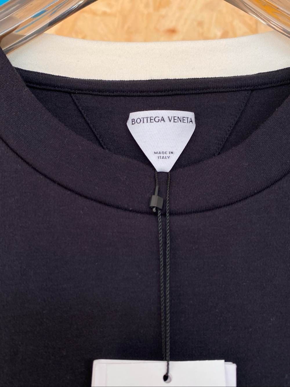 Bottega Veneta Bottega Veneta Navy Cotton Long Sleeve T-Shirt Size L Size US L / EU 52-54 / 3 - 3 Thumbnail