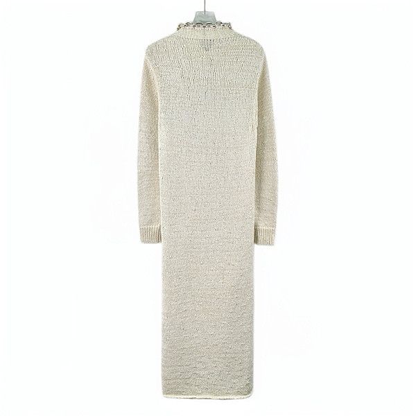 Bottega Veneta Bottega Veneta Chain Knit Midi Dress Size S Size S / US 4 / IT 40 - 2 Thumbnail