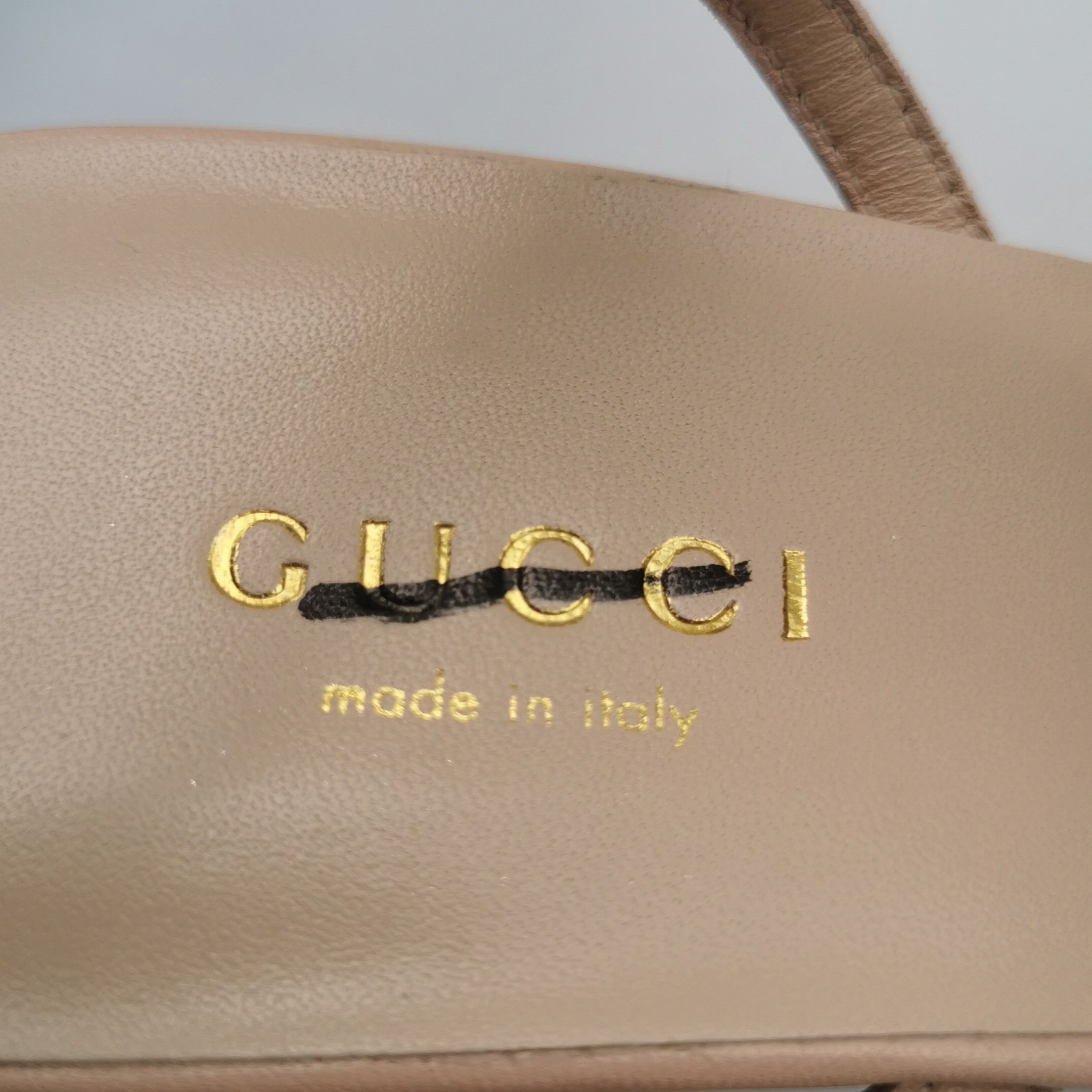 Gucci Gucci Women 7-5 Sandals Size US 7.5 / IT 37.5 - 10 Thumbnail