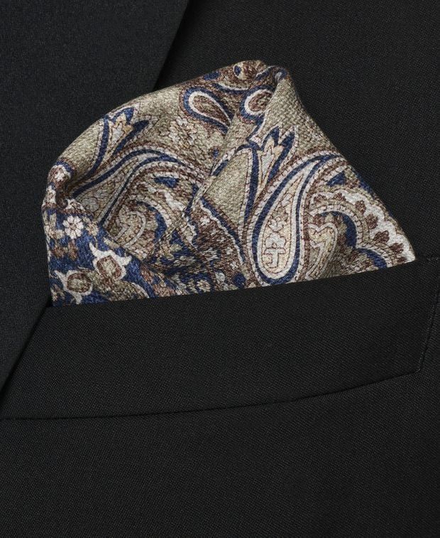 Brunello Cucinelli Silk pocket square Size ONE SIZE - 2 Thumbnail