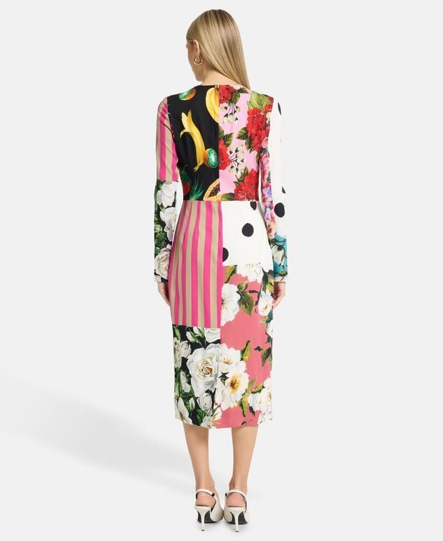 Dolce & Gabbana Silk-blend dress Size XXS / US 00 / IT 34 - 2 Thumbnail