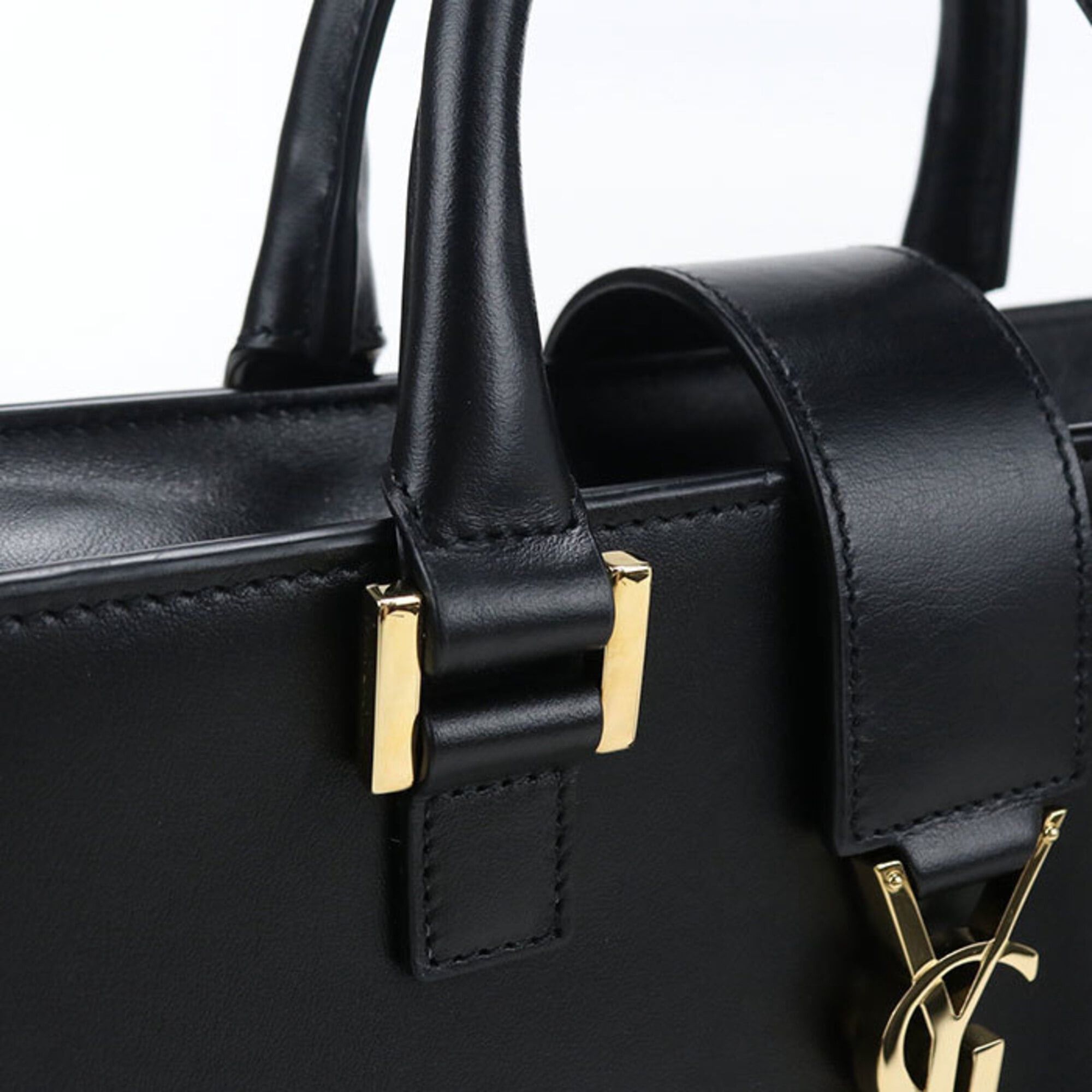 Saint Laurent Paris Saint Laurent handbag 568853 Baby Cabas 2-way women's black Size ONE SIZE - 6 Thumbnail