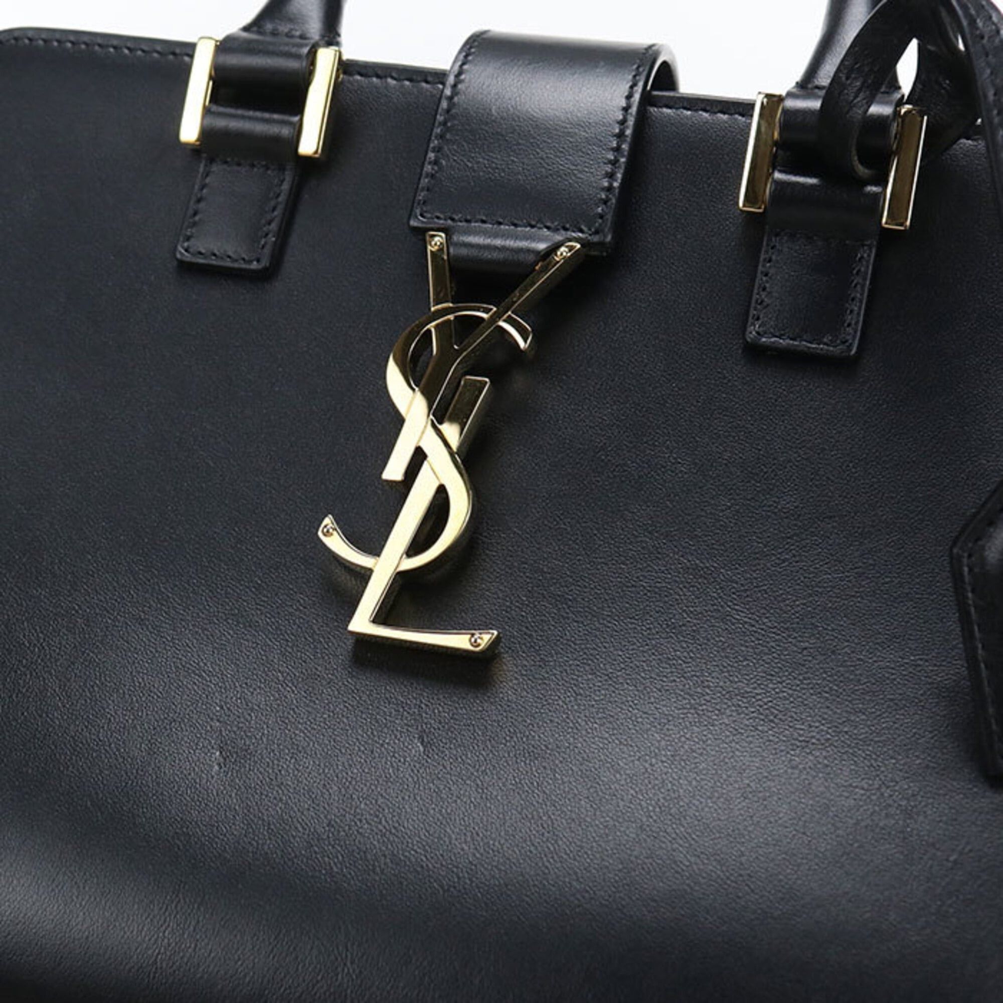 Saint Laurent Paris Saint Laurent handbag 568853 Baby Cabas 2-way women's black Size ONE SIZE - 4 Thumbnail