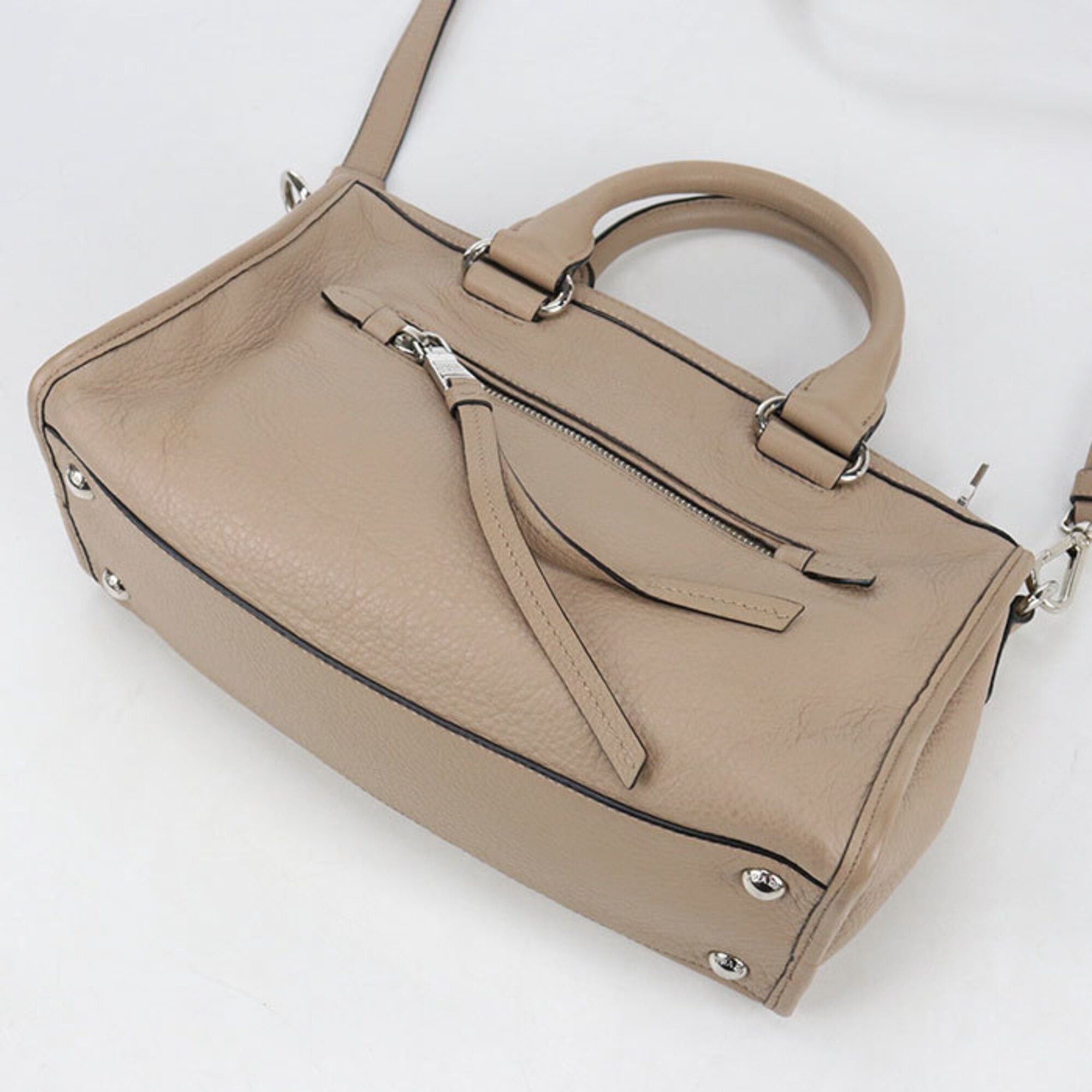 Prada Prada handbag 1BB022 2-way women's beige Size ONE SIZE - 2 Thumbnail