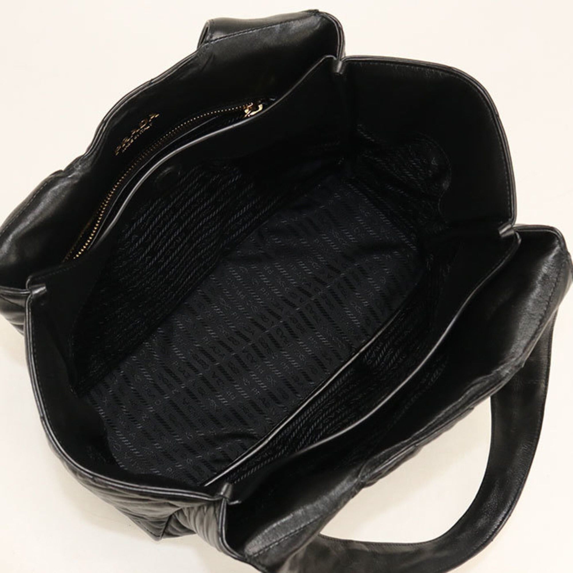 Prada Prada Tote Bag 1BG450 Women's Black Size ONE SIZE - 3 Thumbnail