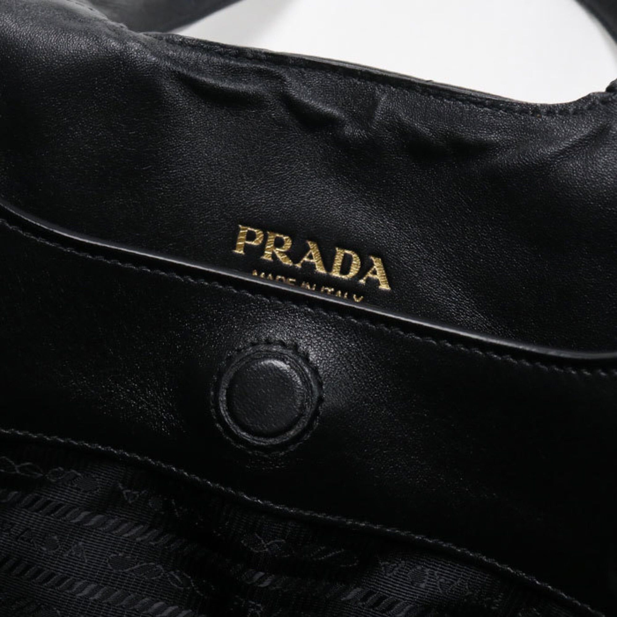 Prada Prada Tote Bag 1BG450 Women's Black Size ONE SIZE - 7 Thumbnail