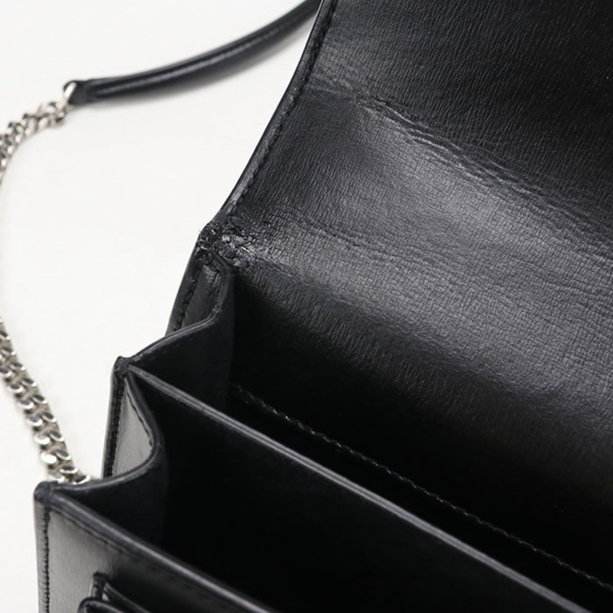 Saint Laurent Paris Saint Laurent Shoulder Bag 442906 Sunset Medium YSL Monogram Women's Black Size ONE SIZE - 4 Thumbnail