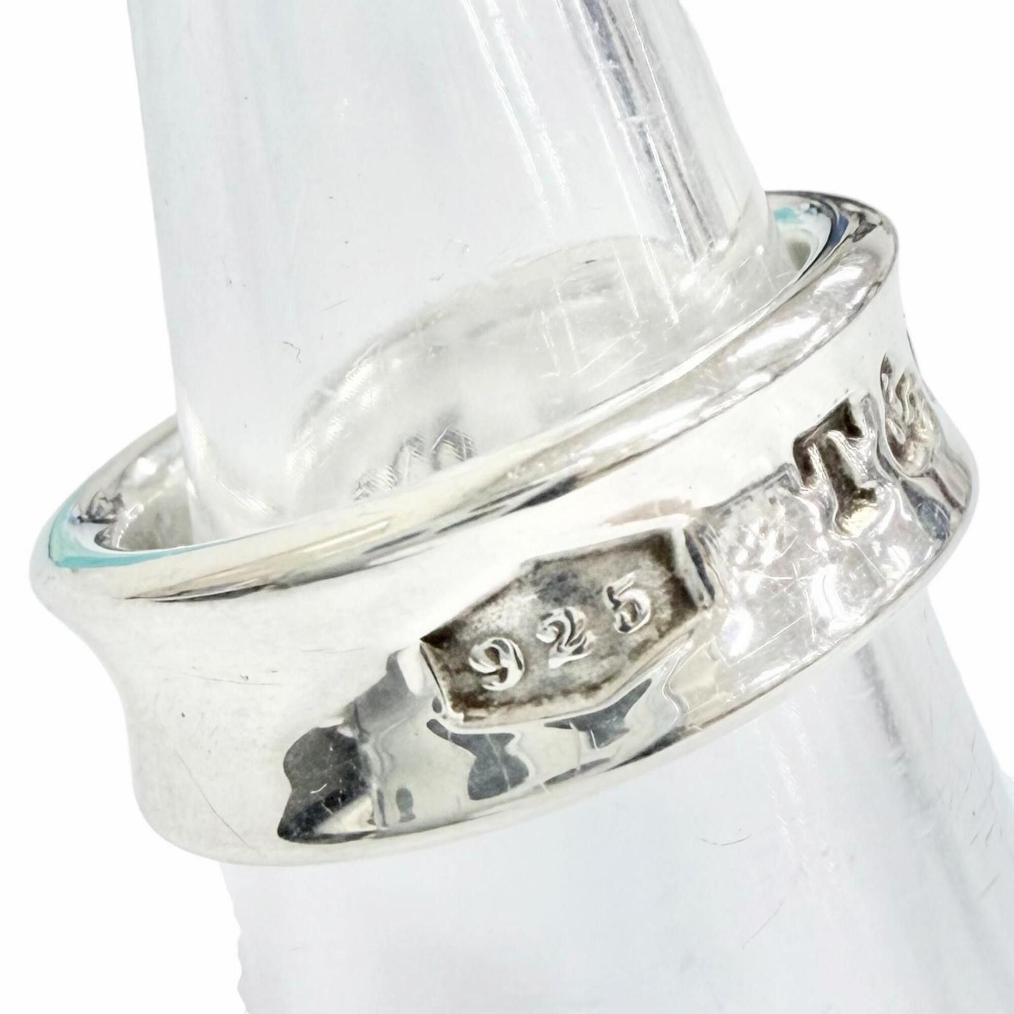 Tiffany & Co. TIFFANY&Co. Tiffany 1837 Narrow Ring, Medium Size, 925 Sterling Silver, Weight 7.3g, Current Model, Women's, Comes with Storage Bag, Highly Recommended! Size ONE SIZE - 4 Thumbnail