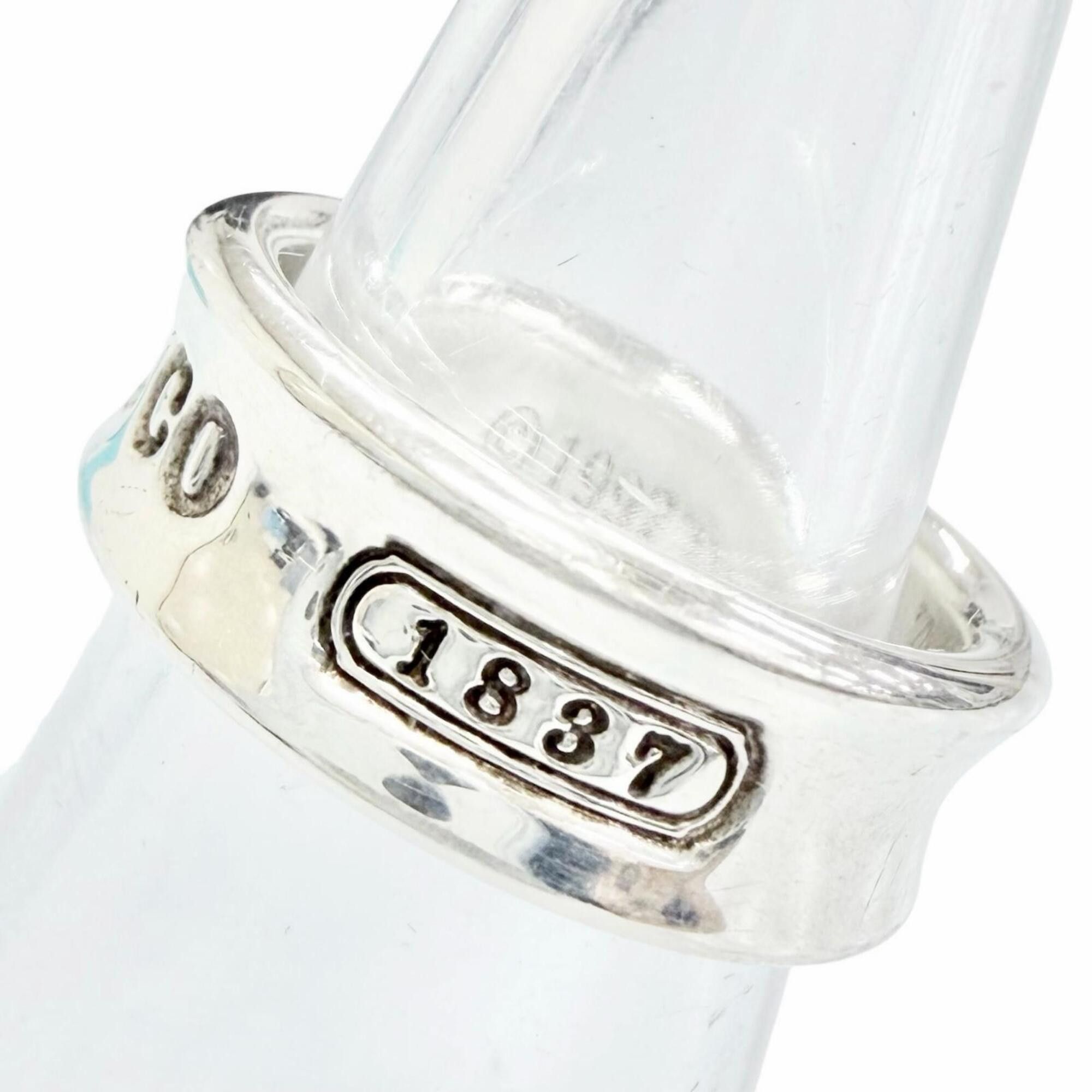 Tiffany & Co. TIFFANY&Co. Tiffany 1837 Narrow Ring, Medium Size, 925 Sterling Silver, Weight 7.3g, Current Model, Women's, Comes with Storage Bag, Highly Recommended! Size ONE SIZE - 3 Thumbnail
