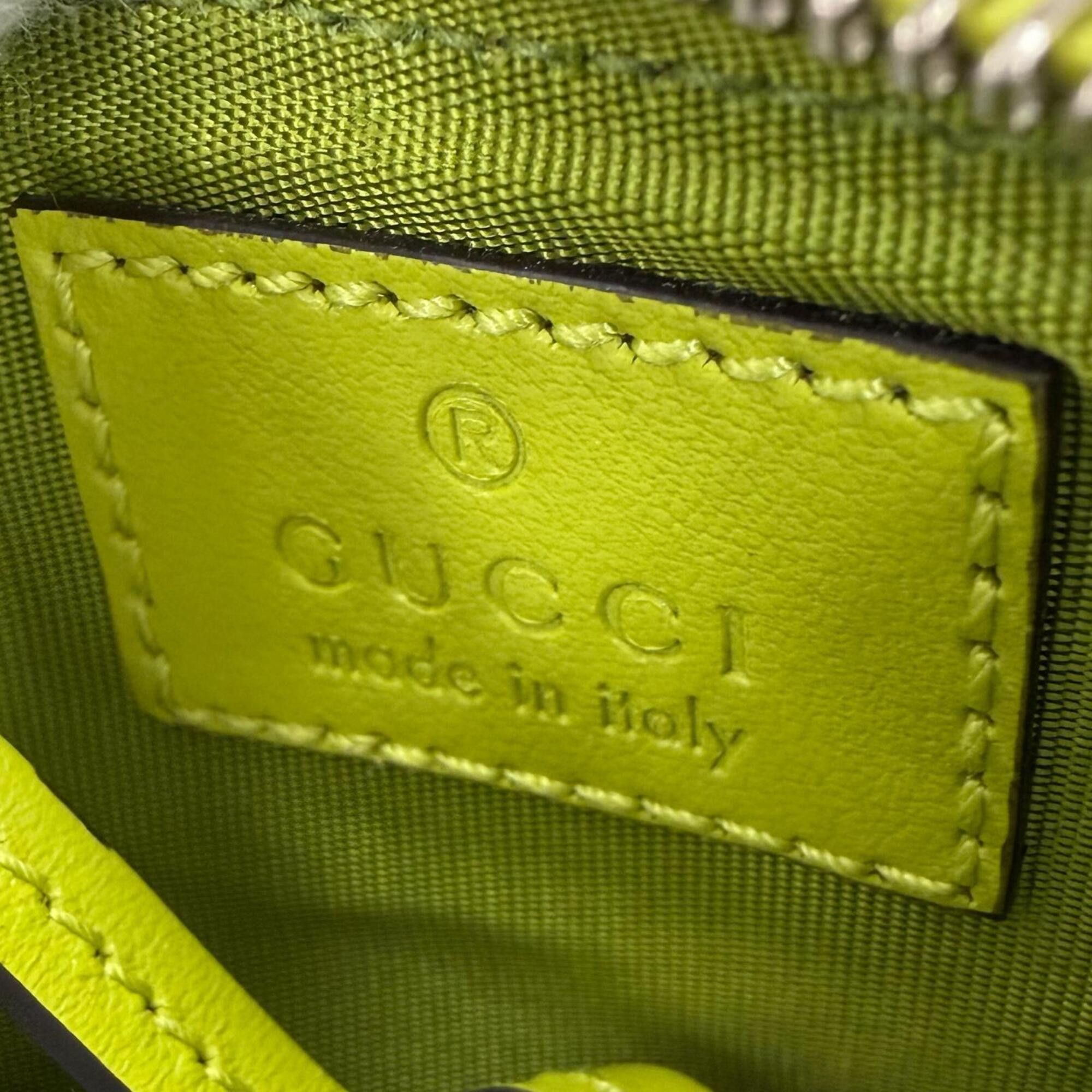Gucci GUCCI 837747 GG Marmont Double G Leather Key Case Ring Wallet/Coin Purse Light Green Made in Italy Women's Comes with Box and Dust Bag Size ONE SIZE - 9 Thumbnail