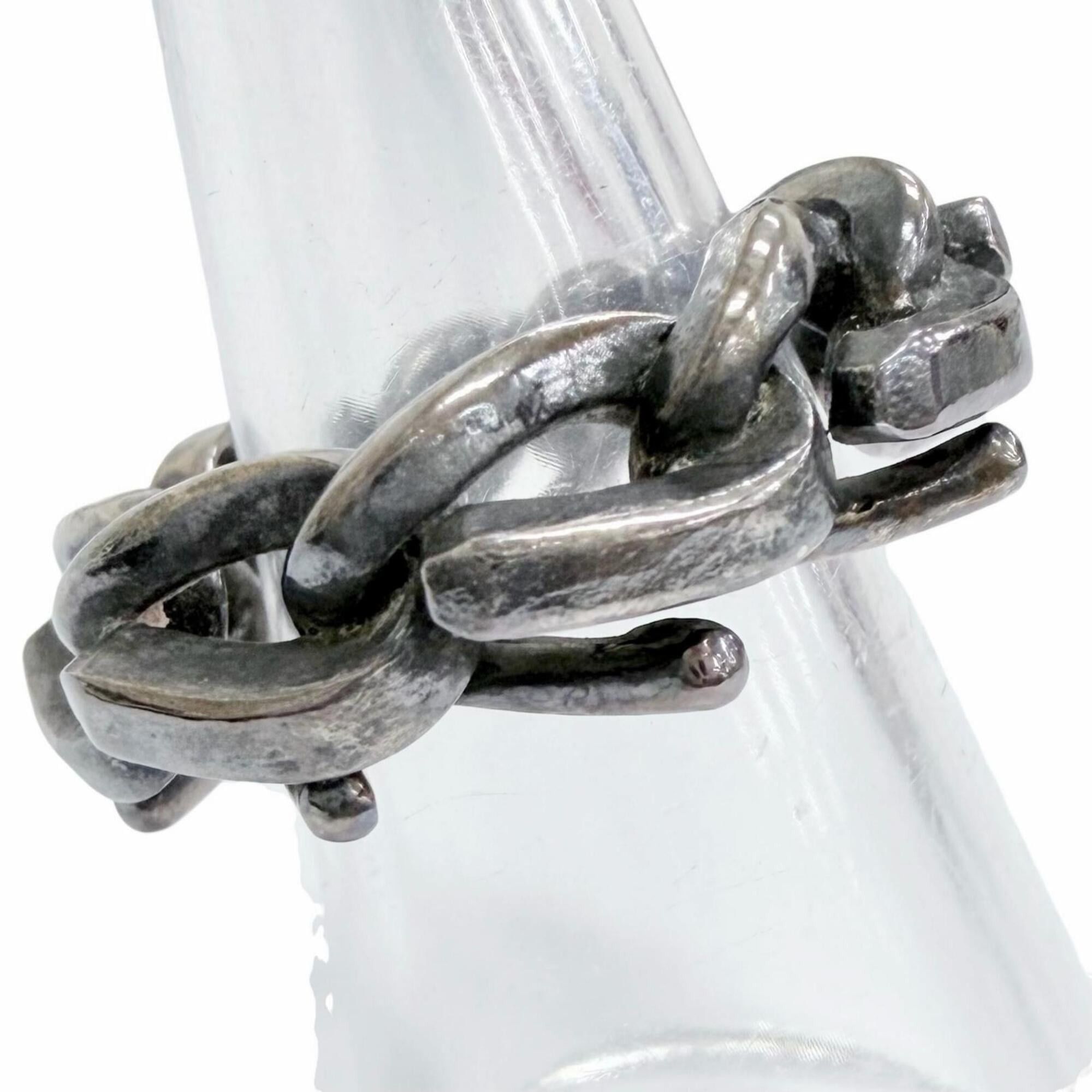 Tiffany & Co. TIFFANY&Co. Tiffany Forge Link Ring, AG925 sterling silver, antique finish, current model, 50 weight 12.08g, women's ring, highly recommended! Size ONE SIZE - 3 Thumbnail