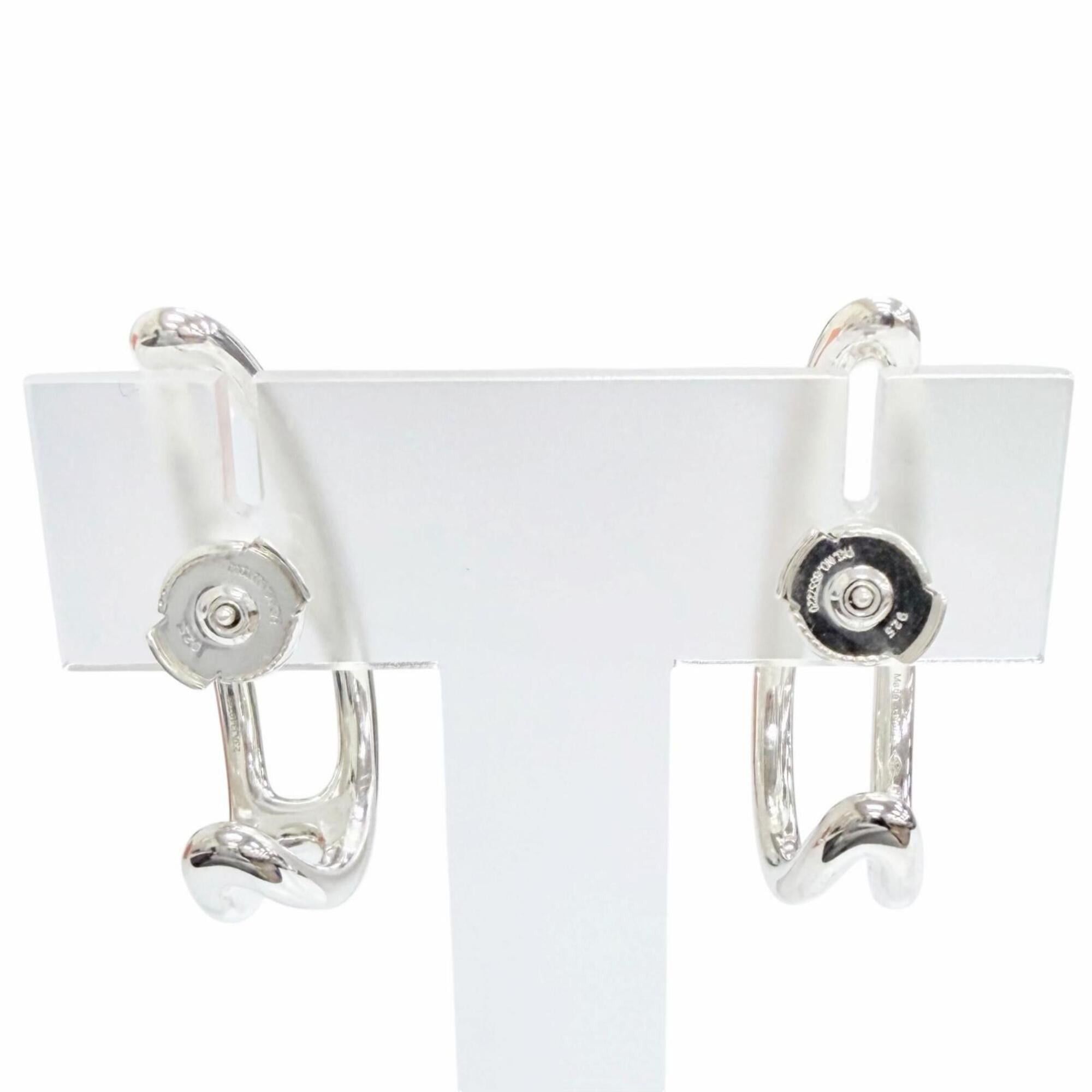Hermes HERMES Chaine d'Ancre Punk Earrings, Pair, 925 Sterling Silver, Made in France, Weight 10.27g, Women's, Comes with Box, Highly Recommended! Size ONE SIZE - 4 Thumbnail