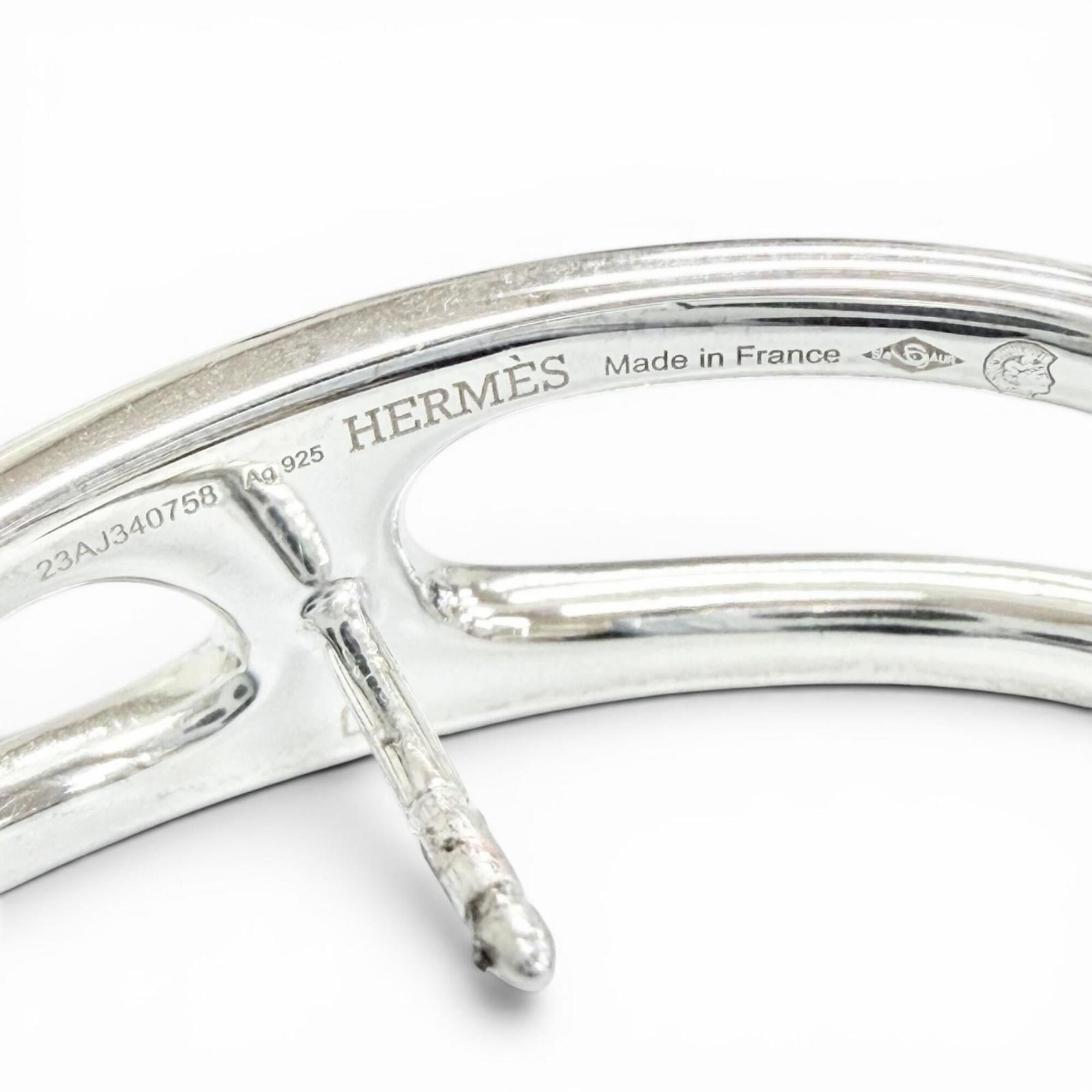 Hermes HERMES Chaine d'Ancre Punk Earrings, Pair, 925 Sterling Silver, Made in France, Weight 10.27g, Women's, Comes with Box, Highly Recommended! Size ONE SIZE - 6 Thumbnail