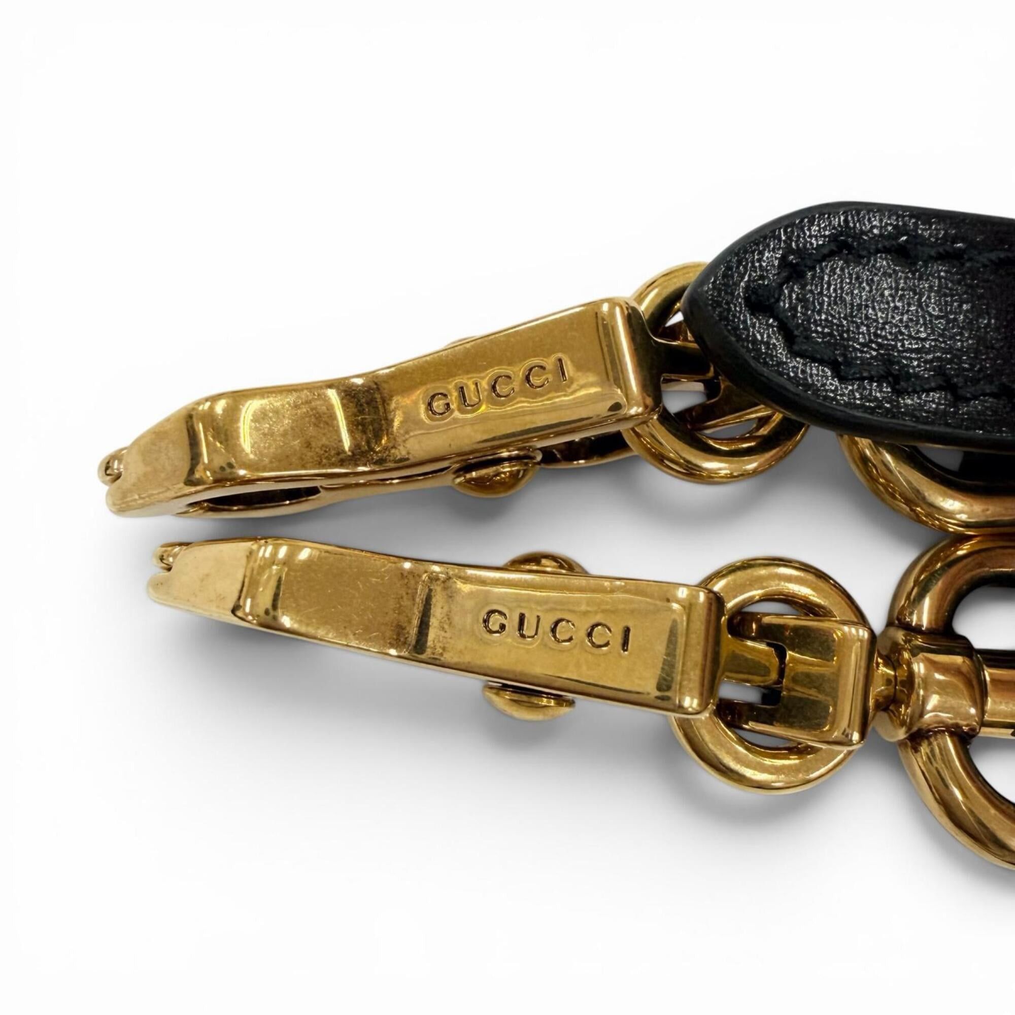 Gucci GUCCI 686864 Gucci Bamboo 1947 Mini Bag Leather 2-Way Handbag Shoulder Black Made in Italy Women's Size ONE SIZE - 11 Thumbnail