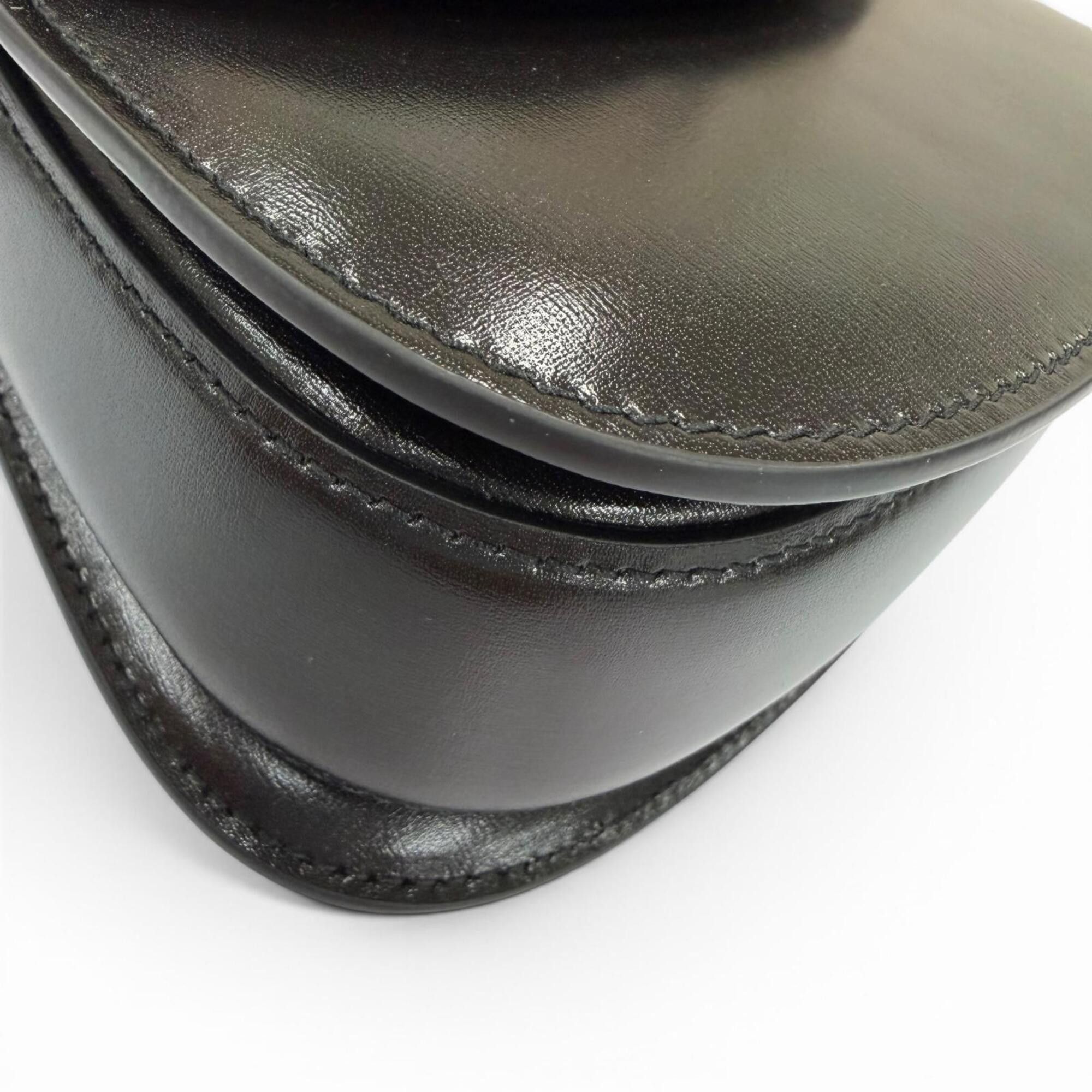 Gucci GUCCI 686864 Gucci Bamboo 1947 Mini Bag Leather 2-Way Handbag Shoulder Black Made in Italy Women's Size ONE SIZE - 9 Thumbnail