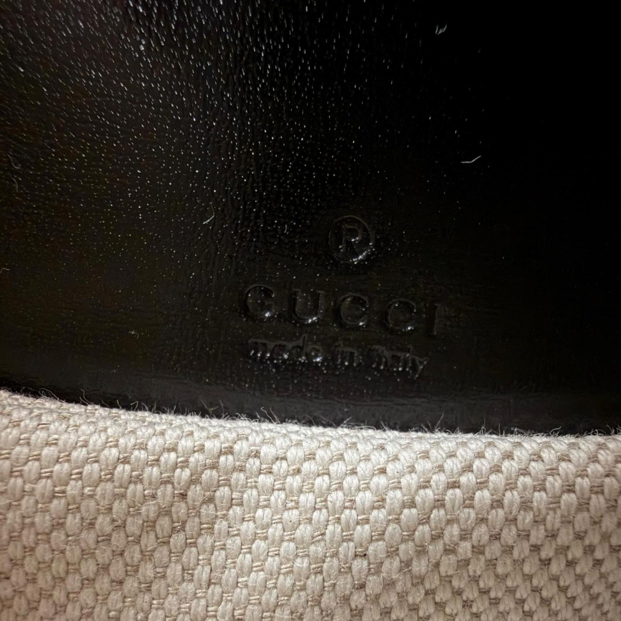 Gucci GUCCI 686864 Gucci Bamboo 1947 Mini Bag Leather 2-Way Handbag Shoulder Black Made in Italy Women's Size ONE SIZE - 12 Thumbnail