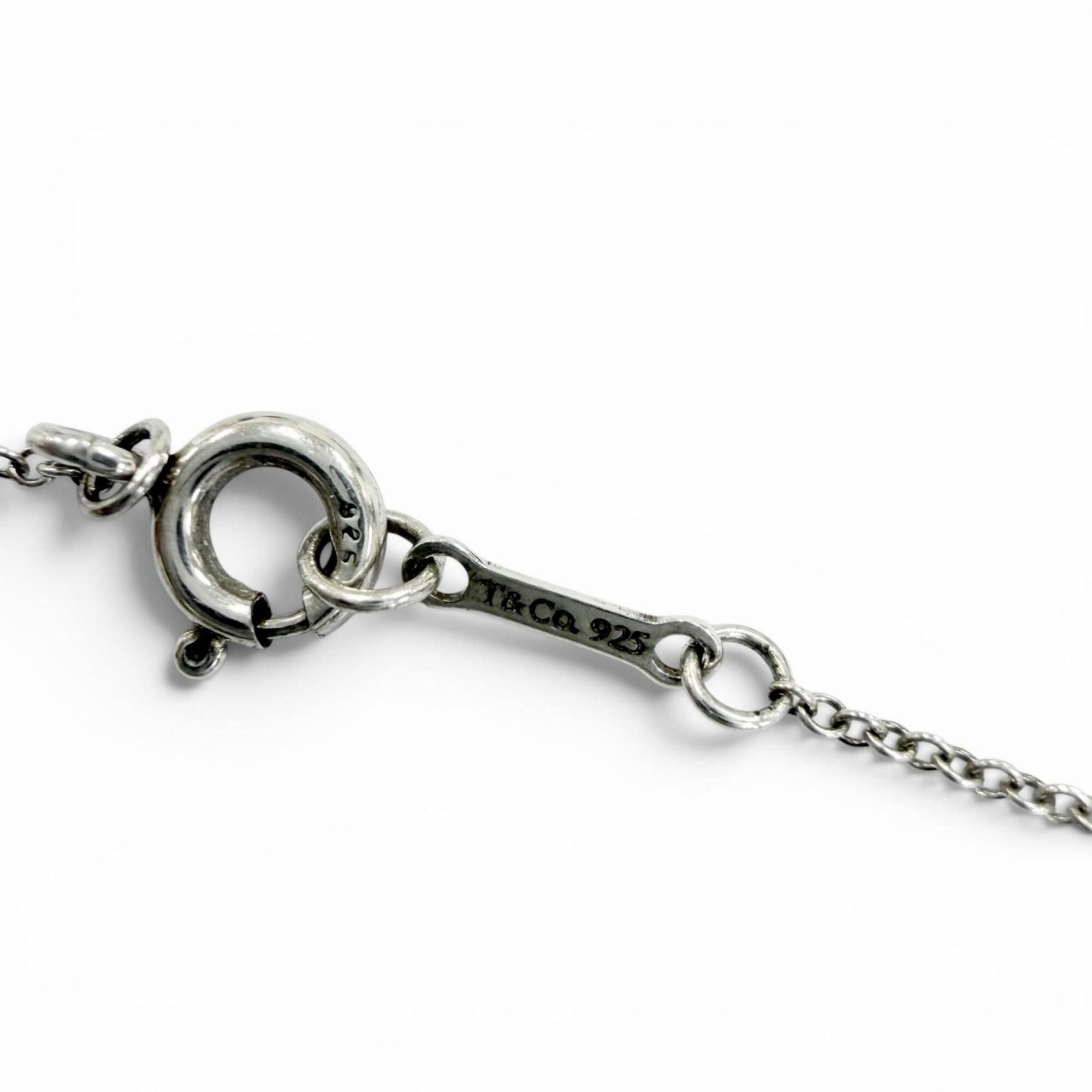 Tiffany & Co. TIFFANY&Co. Tiffany Vintage Paloma Picasso Circle Necklace 925 Silver Pendant, Weight 2.8g, Women's Size ONE SIZE - 6 Thumbnail