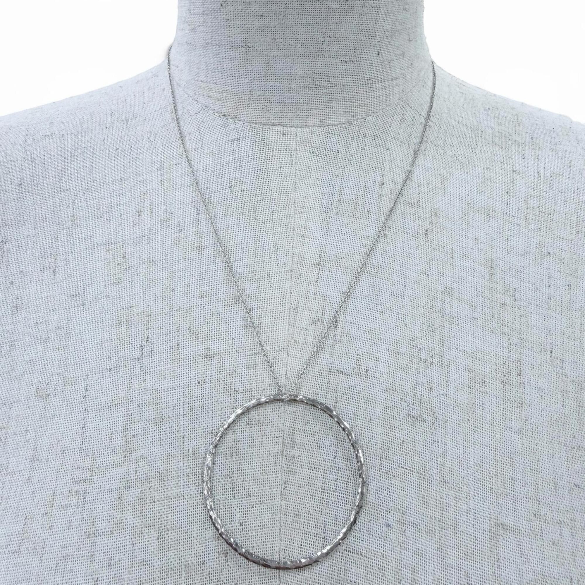 Tiffany & Co. TIFFANY&Co. Tiffany Vintage Paloma Picasso Circle Necklace 925 Silver Pendant, Weight 2.8g, Women's Size ONE SIZE - 3 Thumbnail