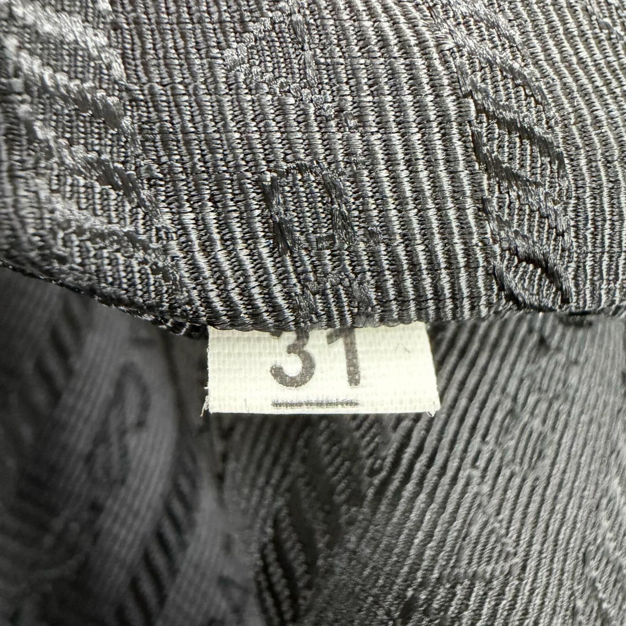 Prada PRADA 1BG130 Terry Tote Bag with Triangle Logo Plate, Dark Navy, Made in Italy, Women's Size ONE SIZE - 11 Thumbnail