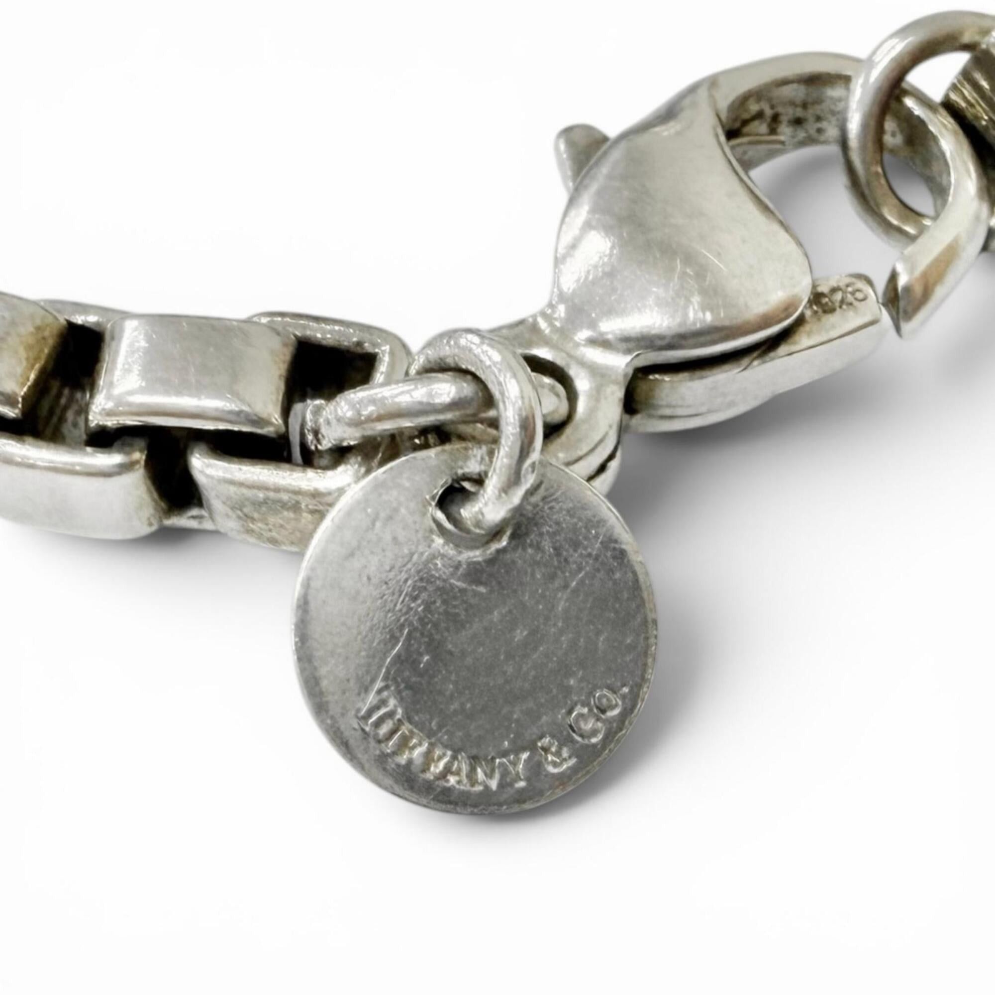 Tiffany & Co. TIFFANY&Co. Tiffany Venetian SV925 Chain Bracelet, Silver Accessory, Total Weight 15.4g, Men's & Women's Size ONE SIZE - 3 Thumbnail