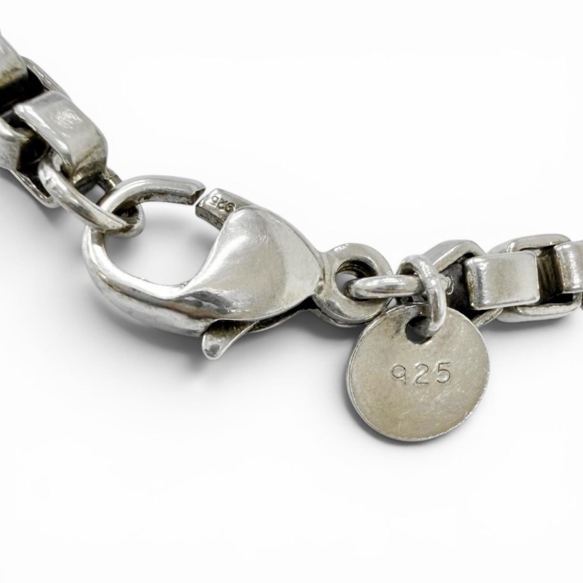 Tiffany & Co. TIFFANY&Co. Tiffany Venetian SV925 Chain Bracelet, Silver Accessory, Total Weight 15.4g, Men's & Women's Size ONE SIZE - 4 Thumbnail
