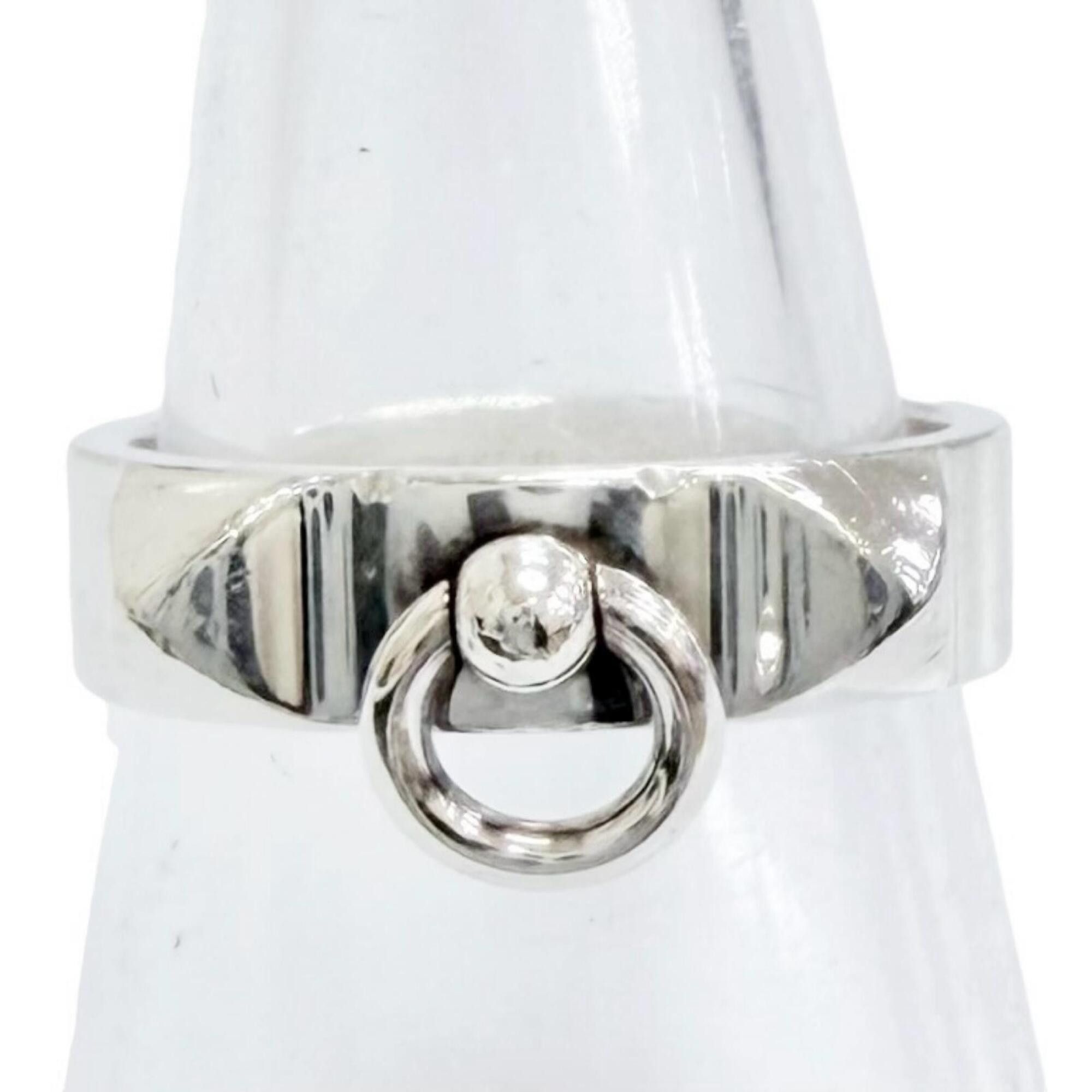 Hermes HERMES Collier de Chien Ring, 2024 model, AG925 sterling silver, size 53, made in France, weight 4.7g, women's, highly recommended! Size ONE SIZE - 2 Thumbnail
