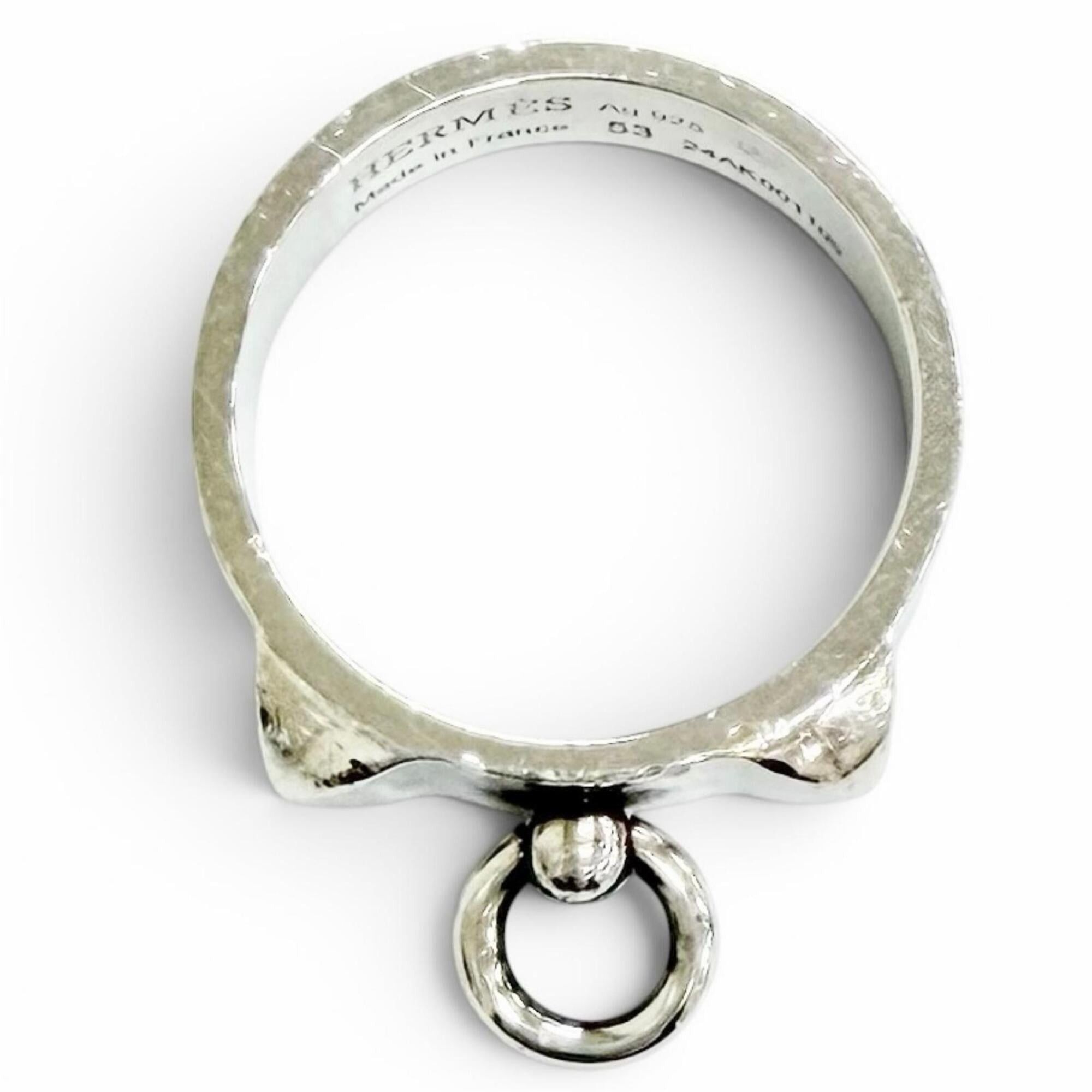 Hermes HERMES Collier de Chien Ring, 2024 model, AG925 sterling silver, size 53, made in France, weight 4.7g, women's, highly recommended! Size ONE SIZE - 6 Thumbnail