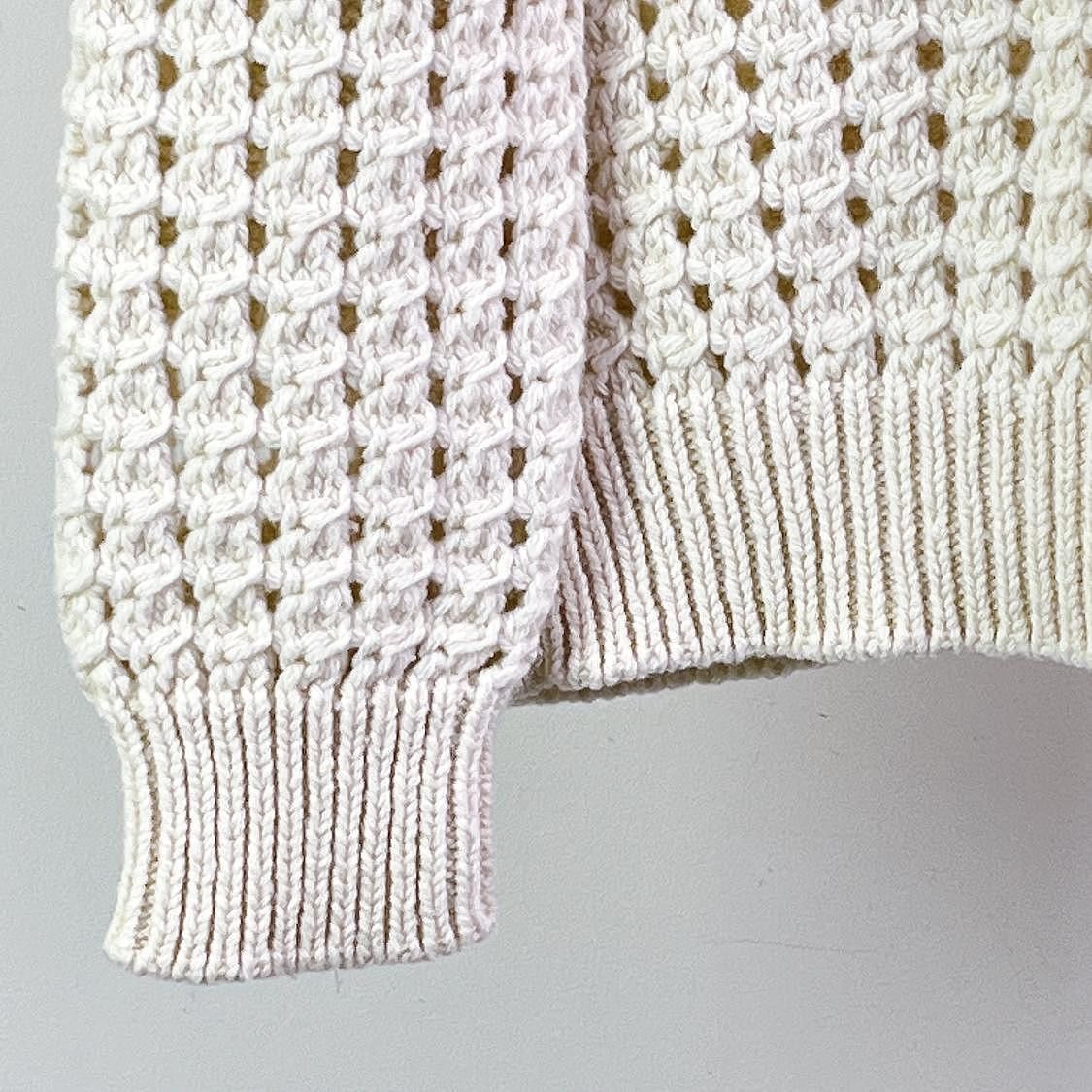Bottega Veneta Bottega Veneta Open Knit Wool Sweater Size S Size S / US 4 / IT 40 - 6 Thumbnail