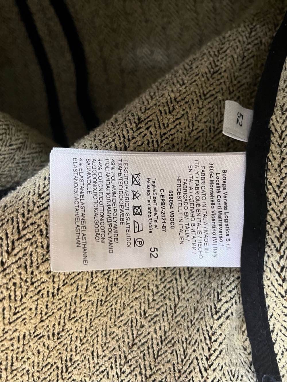 Bottega Veneta Bottega Veneta Herringbone Blazer Size 52 Size 42R - 4 Thumbnail