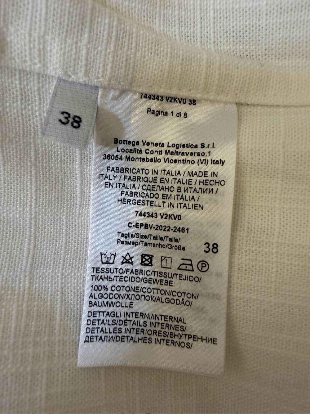 Bottega Veneta Bottega Veneta Cotton Button Up Shirt Size 38 Size XS / US 0-2 / IT 36-38 - 4 Thumbnail