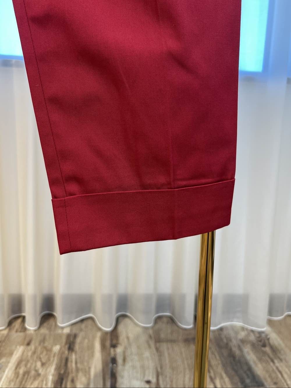 Bottega Veneta Bottega Veneta Red Cotton Pants Size 42 Size 28" / US 6 / IT 42 - 11 Thumbnail
