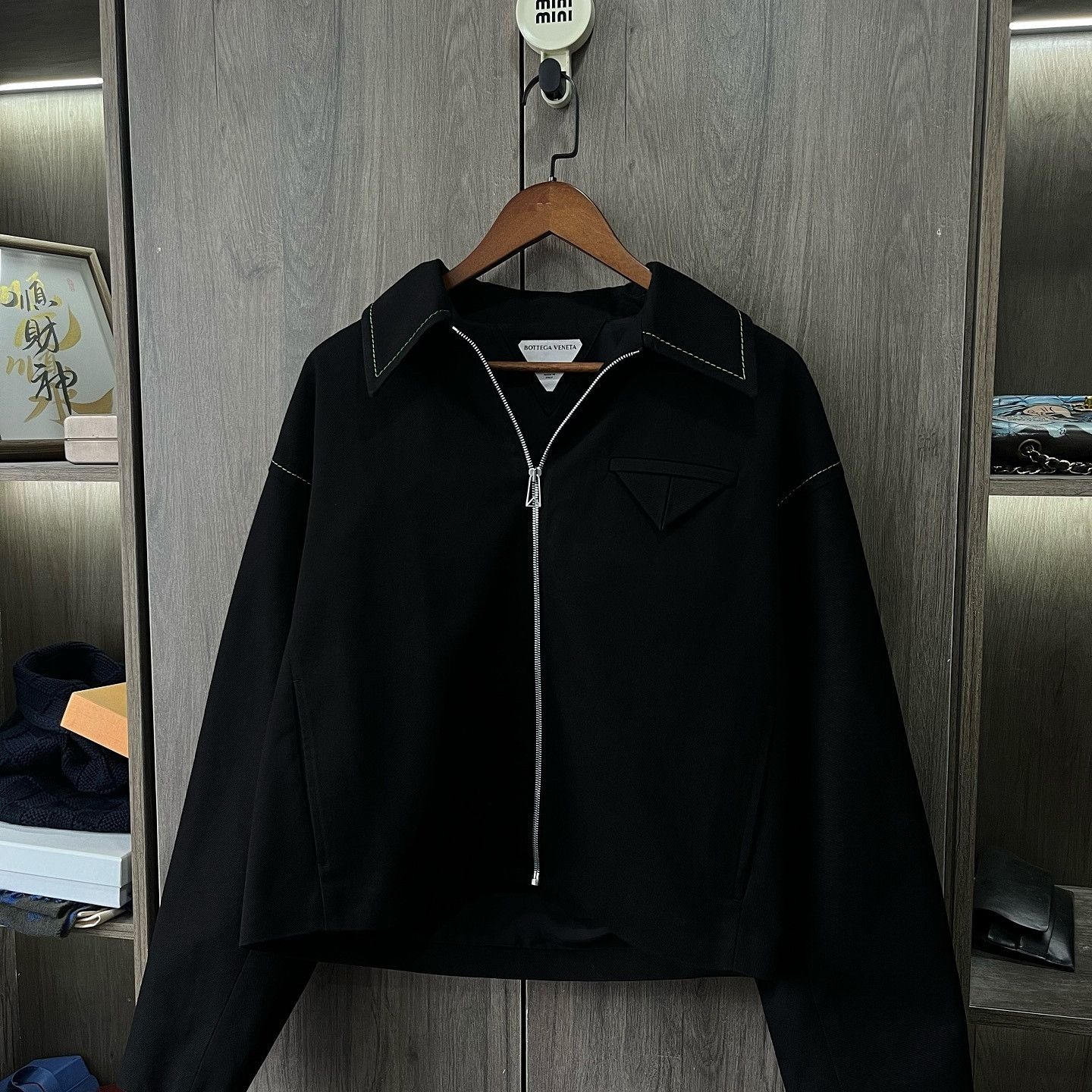 Bottega Veneta Bottega Veneta Contrast Stitch Jacket US S Size US S / EU 44-46 / 1 - 5 Thumbnail