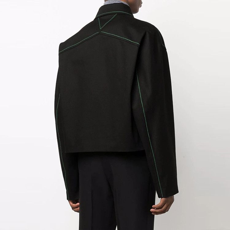 Bottega Veneta Bottega Veneta Contrast Stitch Jacket US S Size US S / EU 44-46 / 1 - 8 Thumbnail