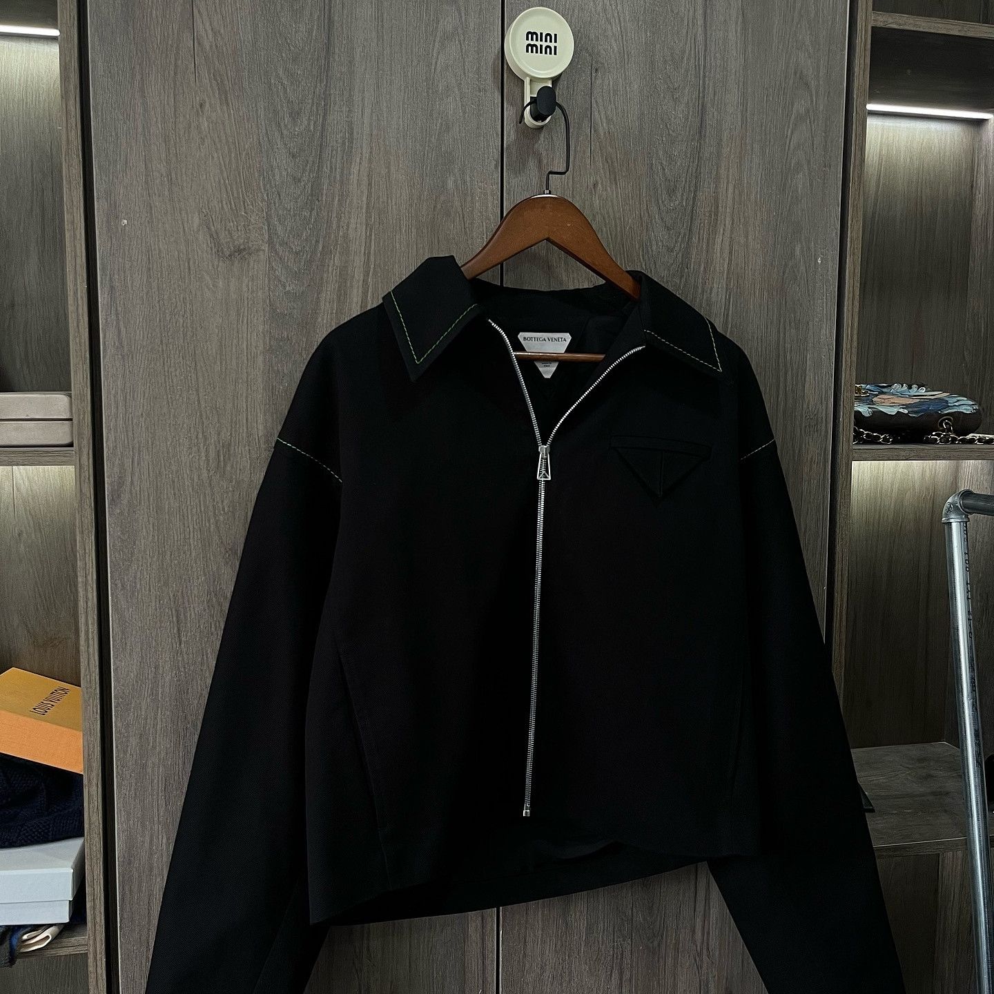 Bottega Veneta Bottega Veneta Contrast Stitch Jacket US S Size US S / EU 44-46 / 1 - 7 Thumbnail
