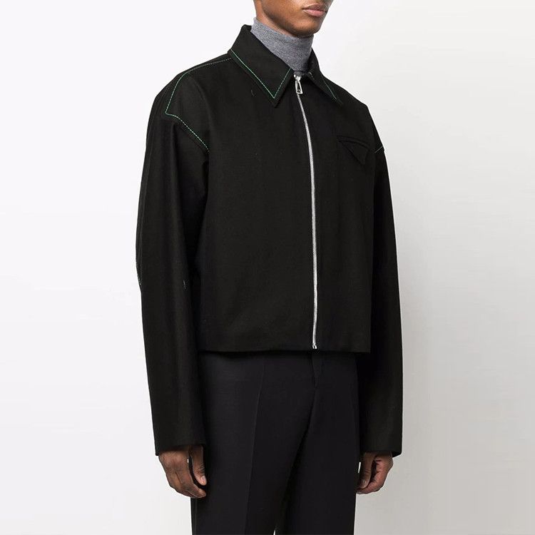 Bottega Veneta Bottega Veneta Contrast Stitch Jacket US S Size US S / EU 44-46 / 1 - 10 Thumbnail