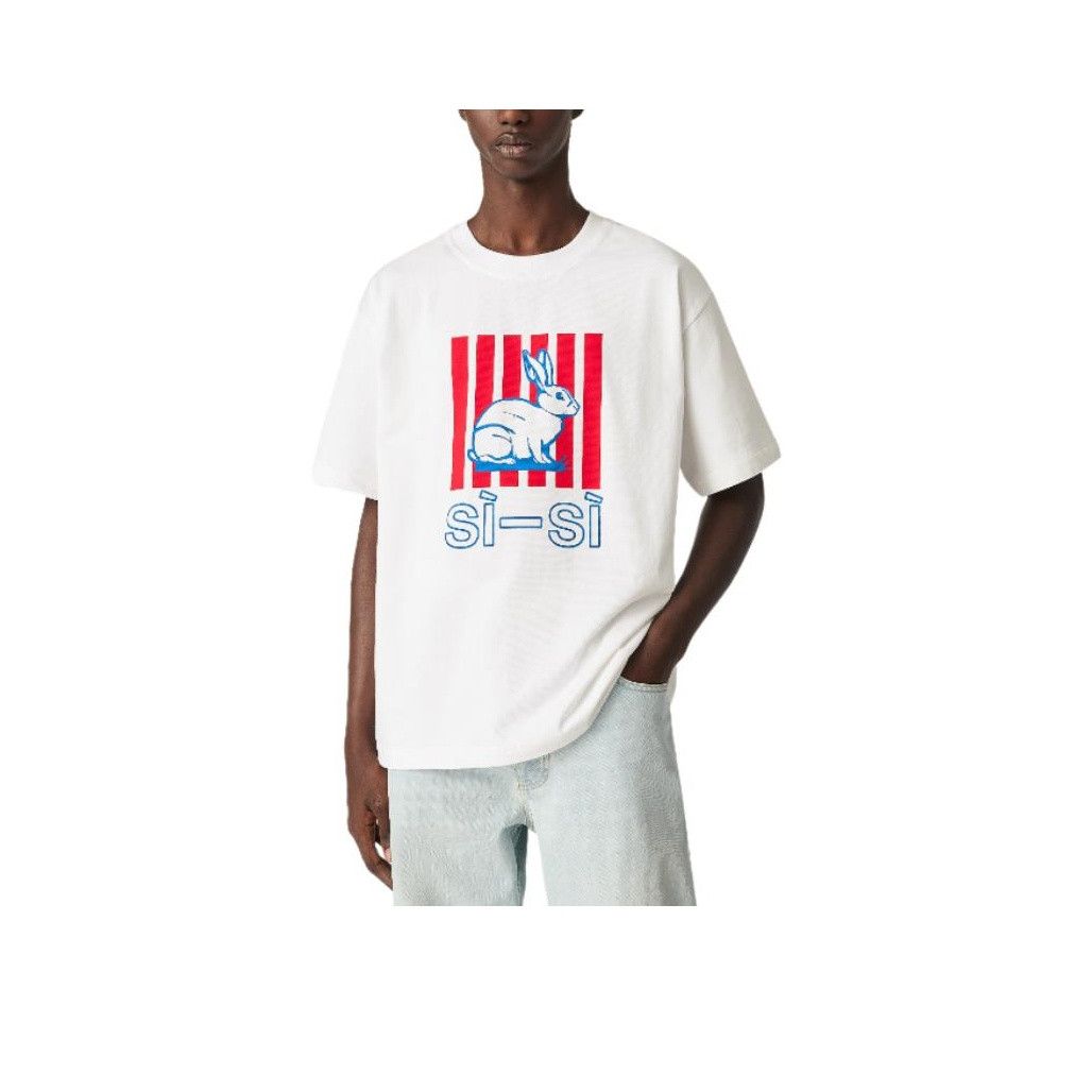 Bottega Veneta Bottega Veneta Rabbit Graphic T-Shirt US S Size US S / EU 44-46 / 1 - 9 Thumbnail