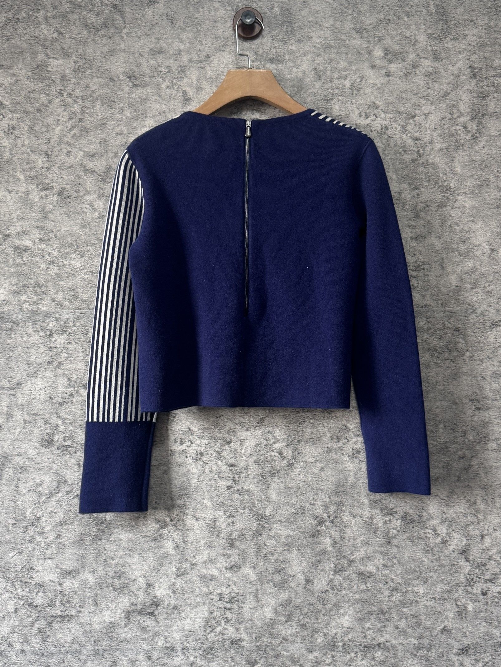 Bottega Veneta Bottega Veneta Check Striped Sweater Size 40 Size S / US 4 / IT 40 - 2 Thumbnail