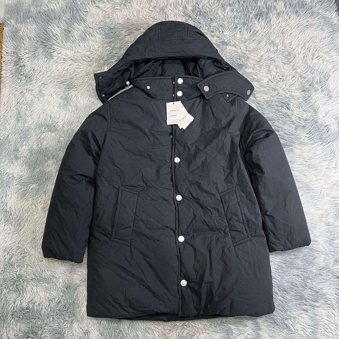 Bottega Veneta Bottega Veneta Cotton Hooded Jacket Size M Size US M / EU 48-50 / 2 - 6 Thumbnail