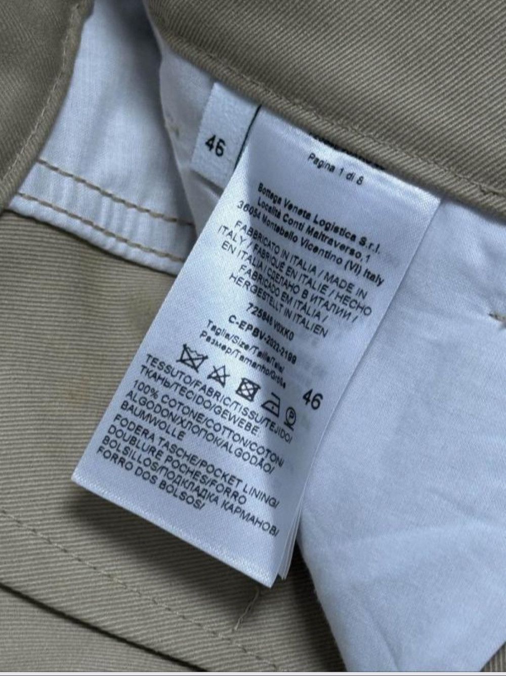 Bottega Veneta Bottega Veneta Cotton Twill Shorts Size 46 Size US 30 / EU 46 - 4 Thumbnail