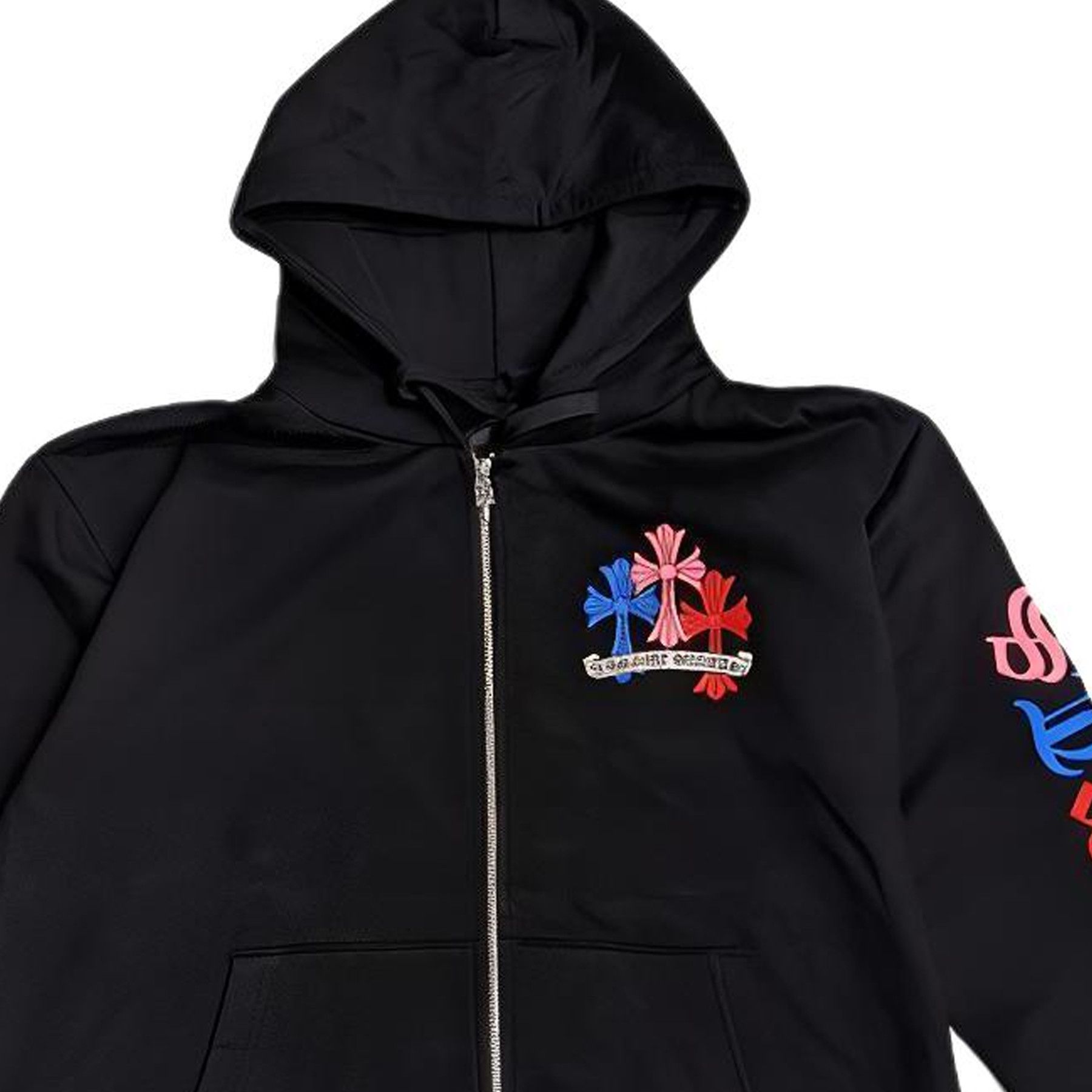 Chrome Hearts Chrome Hearts Multi-Color Cross Zip-Up Hoodie Size S Size US S / EU 44-46 / 1 - 13 Thumbnail