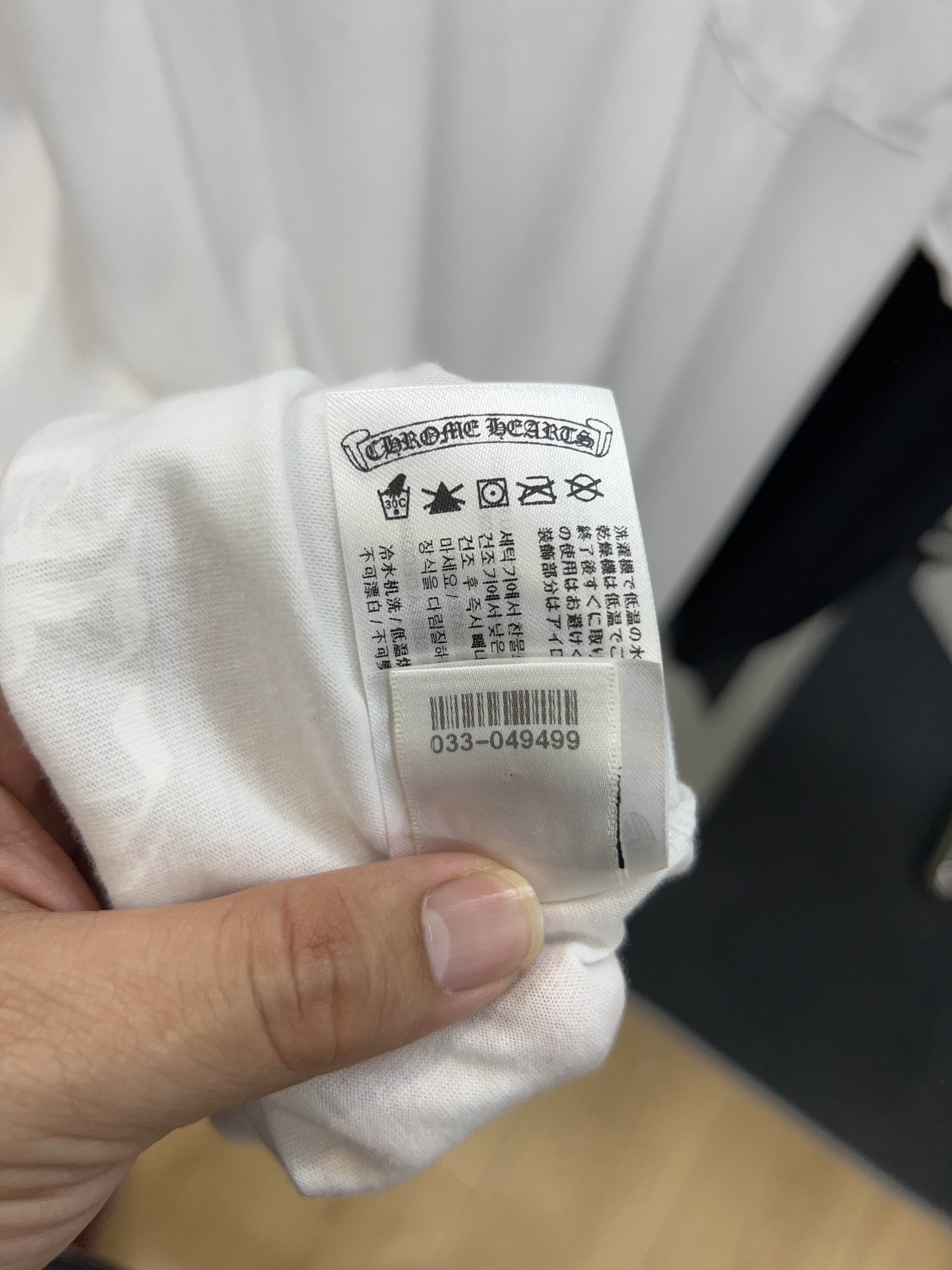 Chrome Hearts Chrome Hearts Script Back Logo Pocket T-Shirt Size XXL Size US XXL / EU 58 / 5 - 4 Thumbnail
