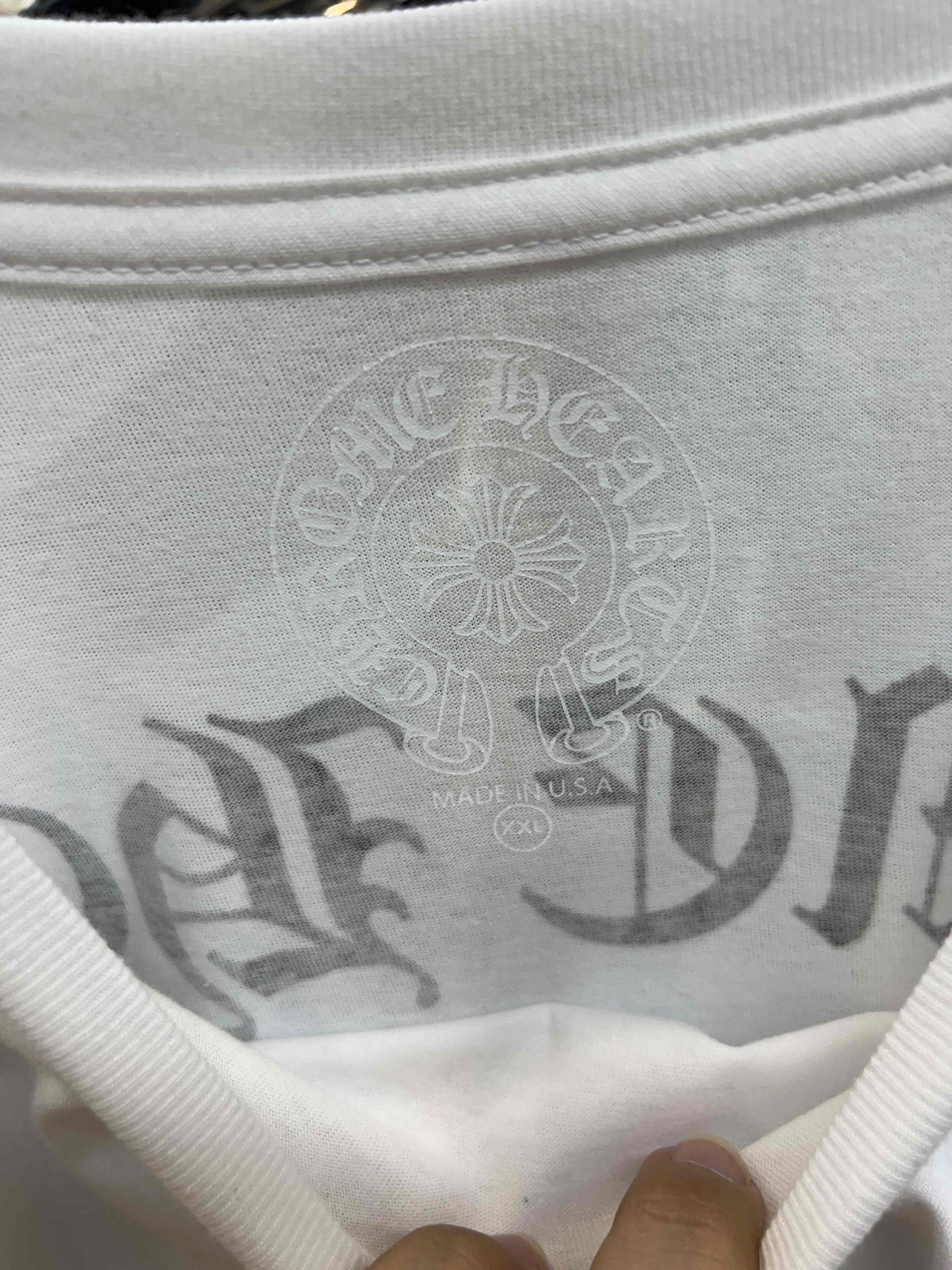 Chrome Hearts Chrome Hearts Script Back Logo Pocket T-Shirt Size XXL Size US XXL / EU 58 / 5 - 3 Thumbnail