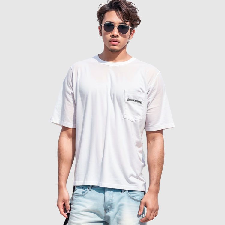 Chrome Hearts Chrome Hearts Script Back Logo Pocket T-Shirt Size XXL Size US XXL / EU 58 / 5 - 6 Thumbnail