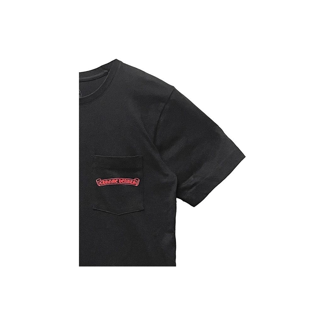 Chrome Hearts Chrome Hearts Red Logo Pocket T-Shirt US M Size US M / EU 48-50 / 2 - 9 Thumbnail