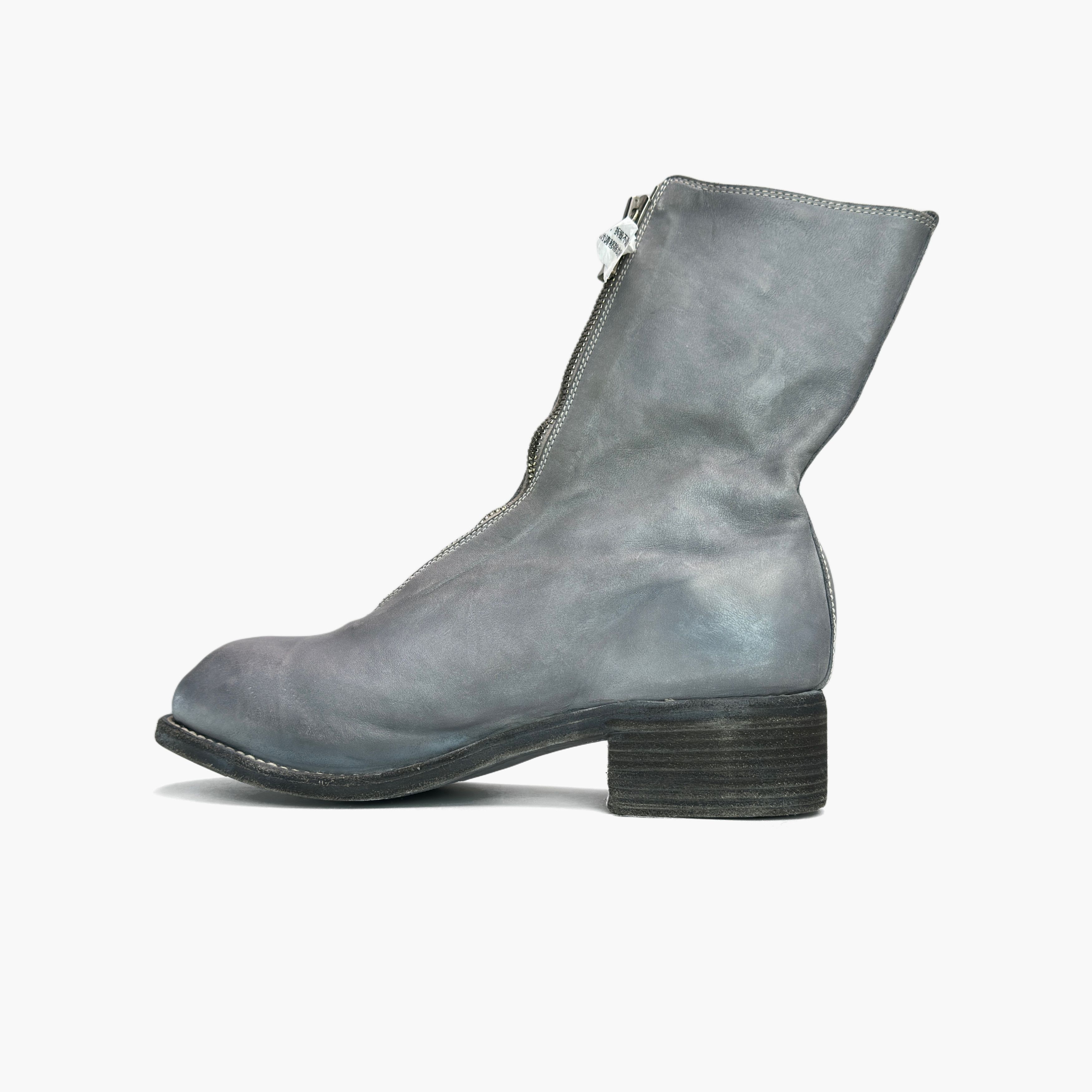 Guidi Guidi Gray Leather PL2 Front Zip Boots Size 37.5 Size US 7.5 / IT 37.5 - 3 Thumbnail