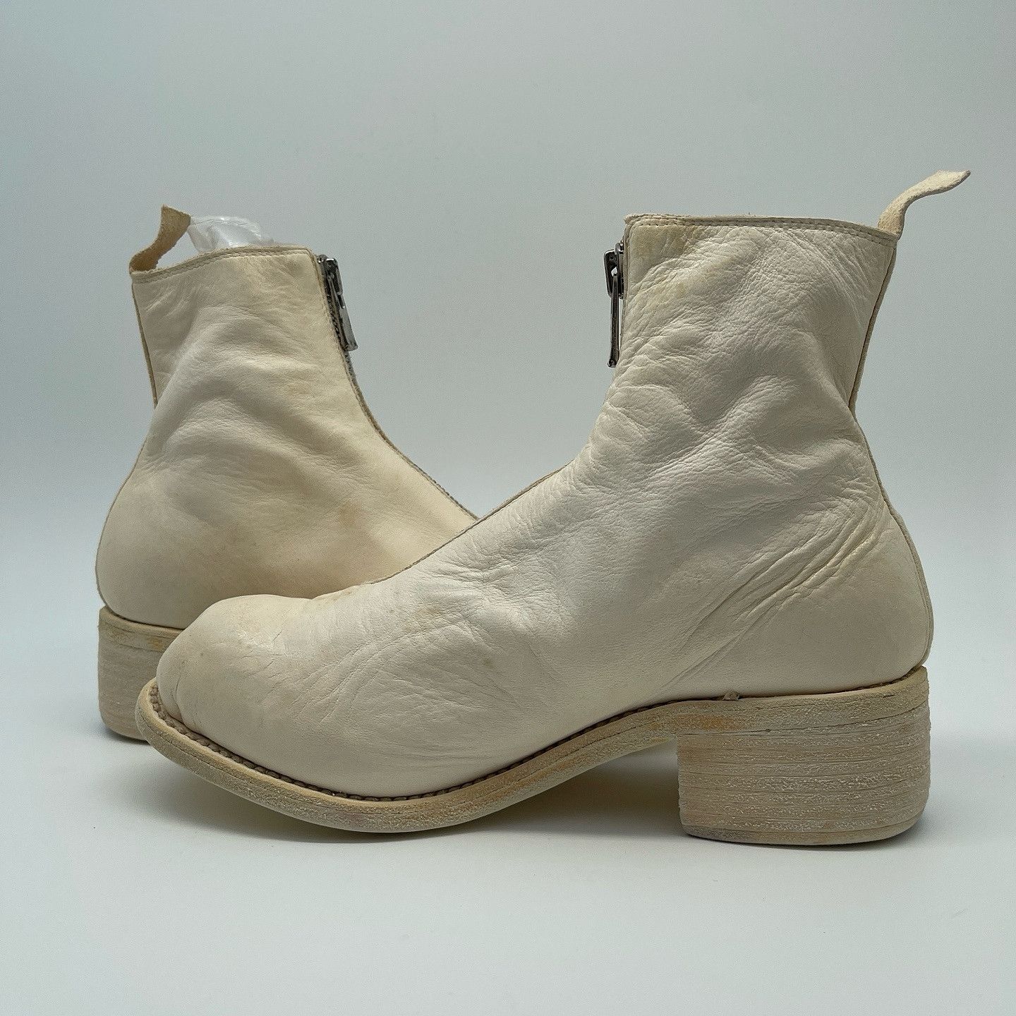 Guidi Guidi Soft Horse Leather Front Zip Boots Size 37 Size US 7 / IT 37 - 7 Thumbnail